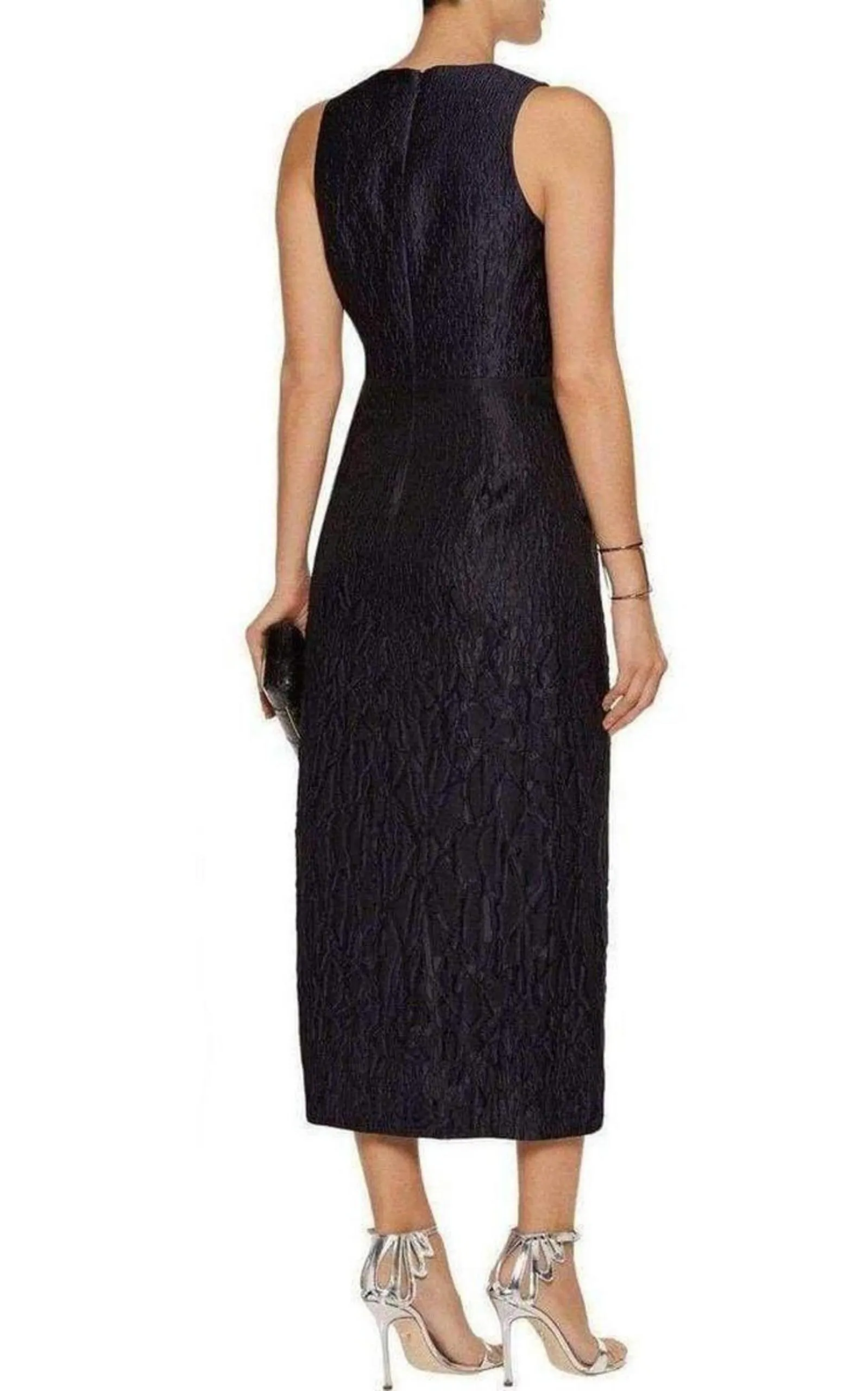 Midnight Blue Caviar Slit Dress sold by Runaway Catalog product image thumbnail 3