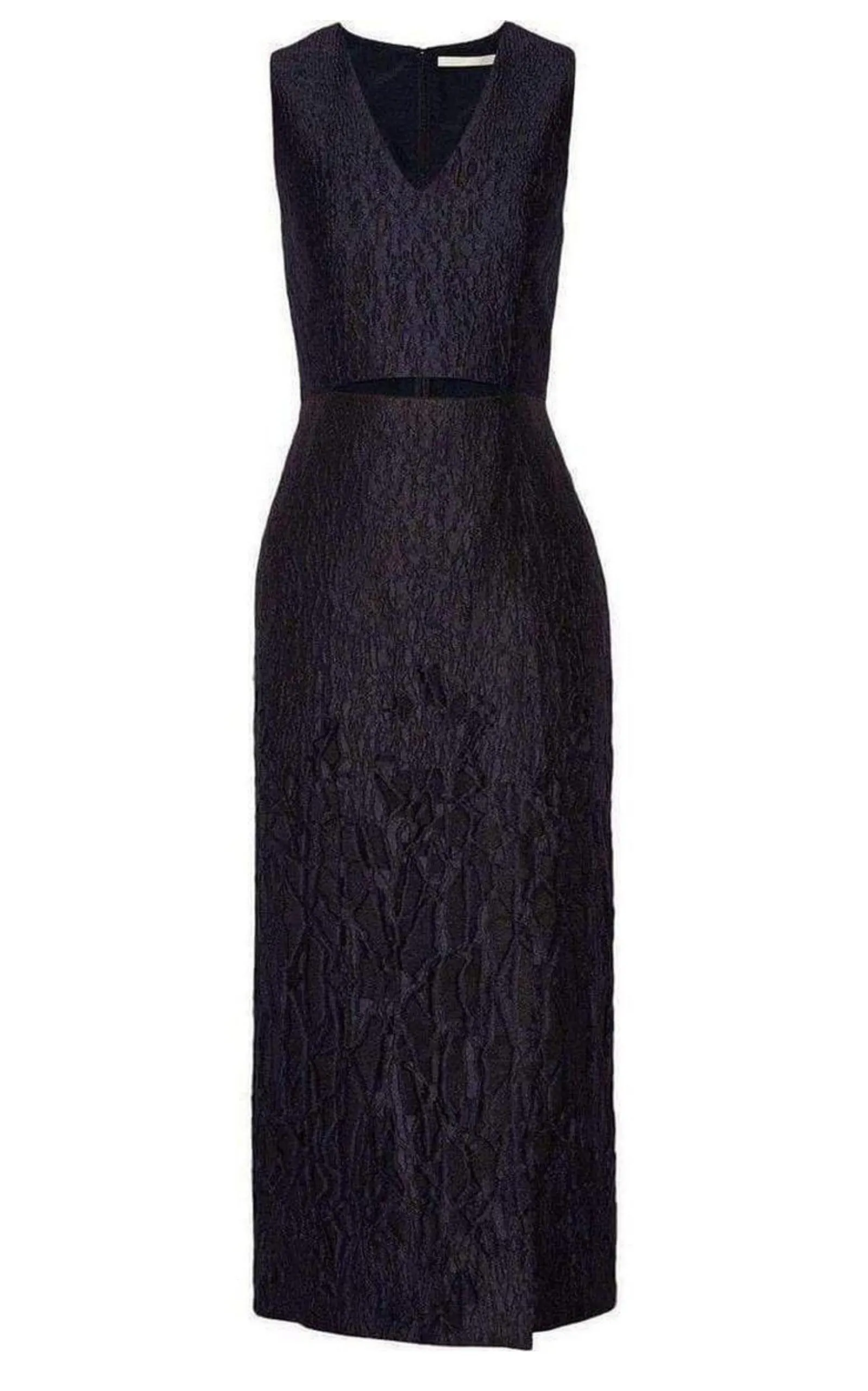 Midnight Blue Caviar Slit Dress sold by Runaway Catalog