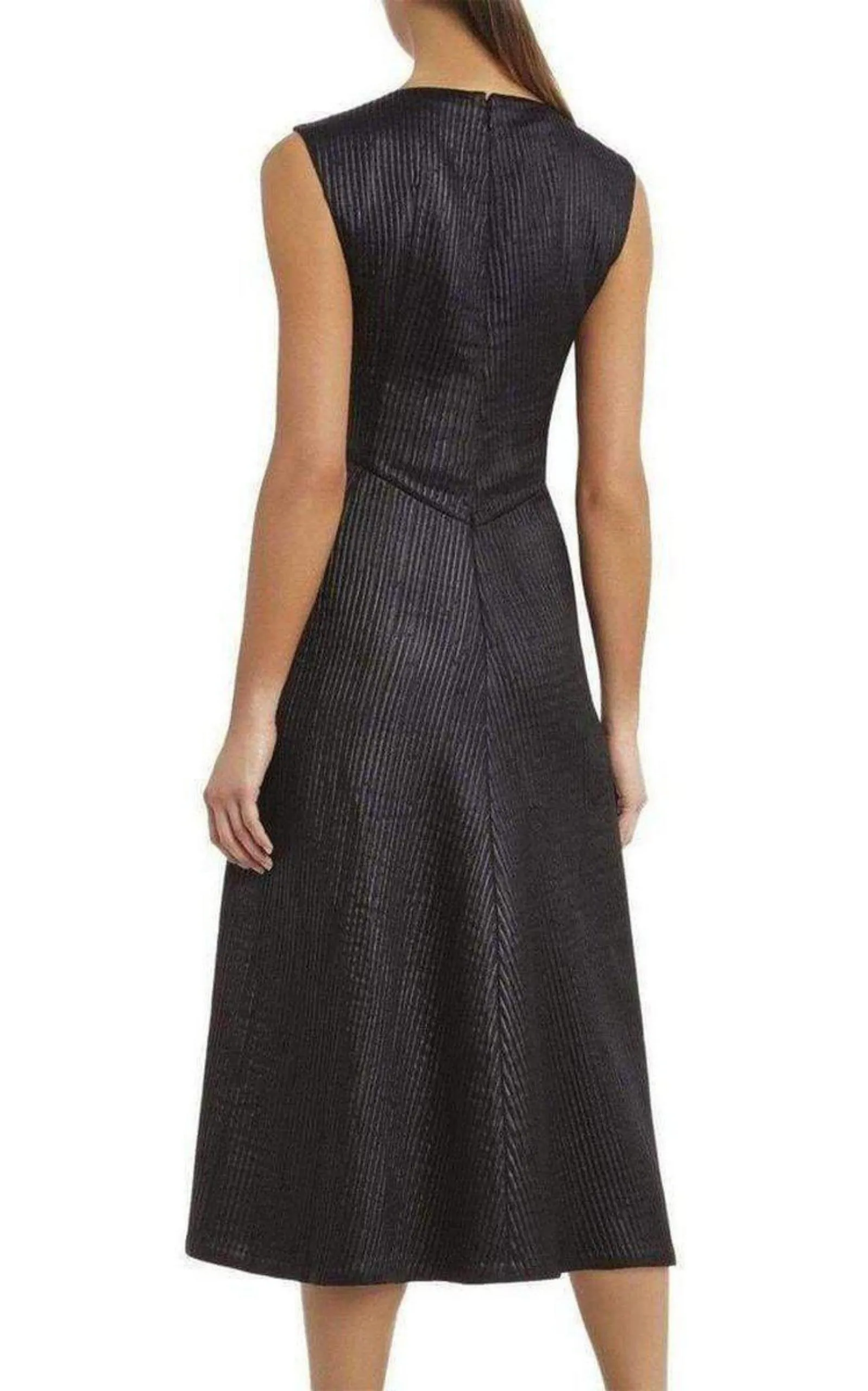 Runway Jacelyn Black V-Neck Dress sold by Runaway Catalog product image thumbnail 4
