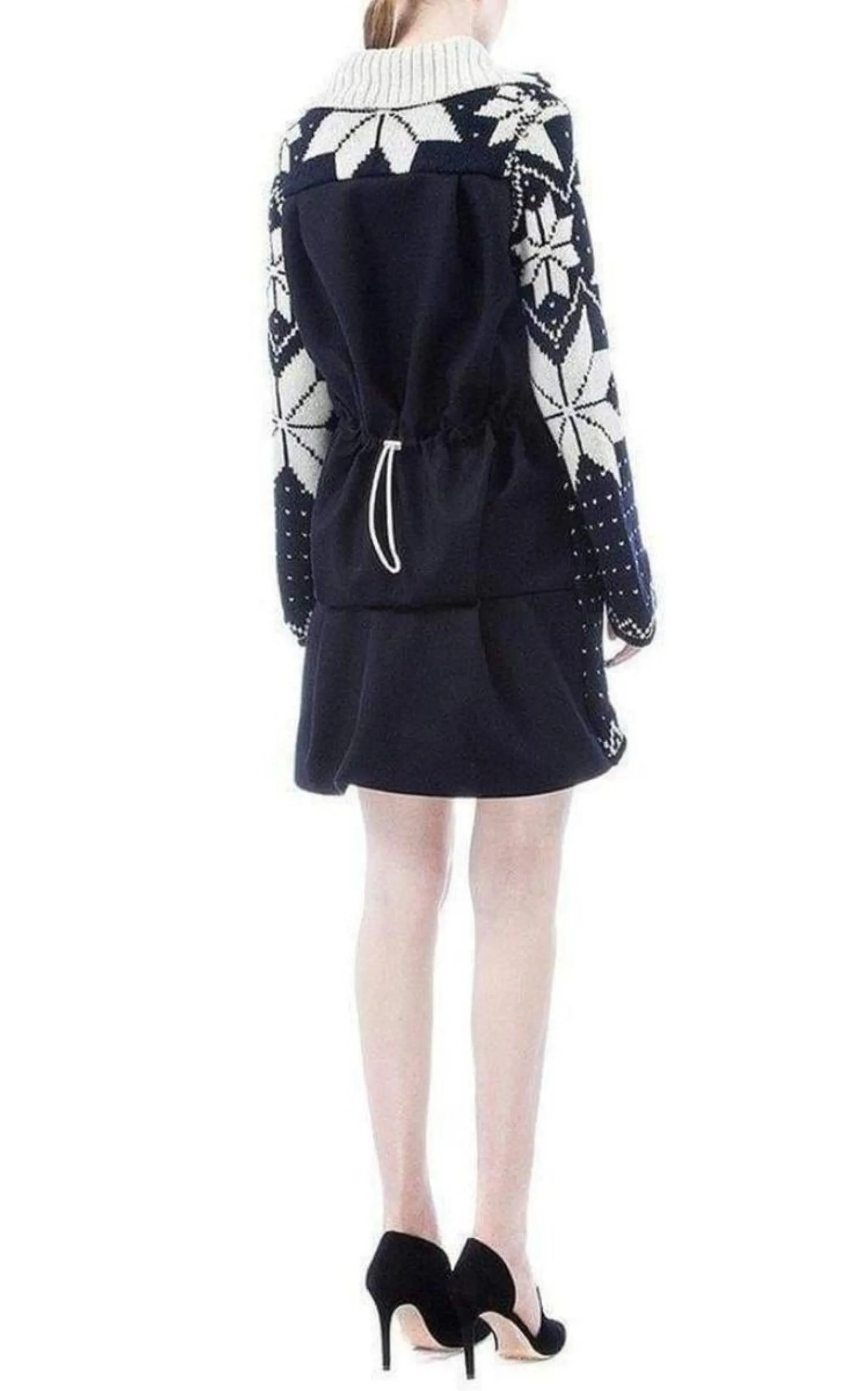 Luck Jacquard Long Cardigan Coat sold by Runaway Catalog product image thumbnail 4