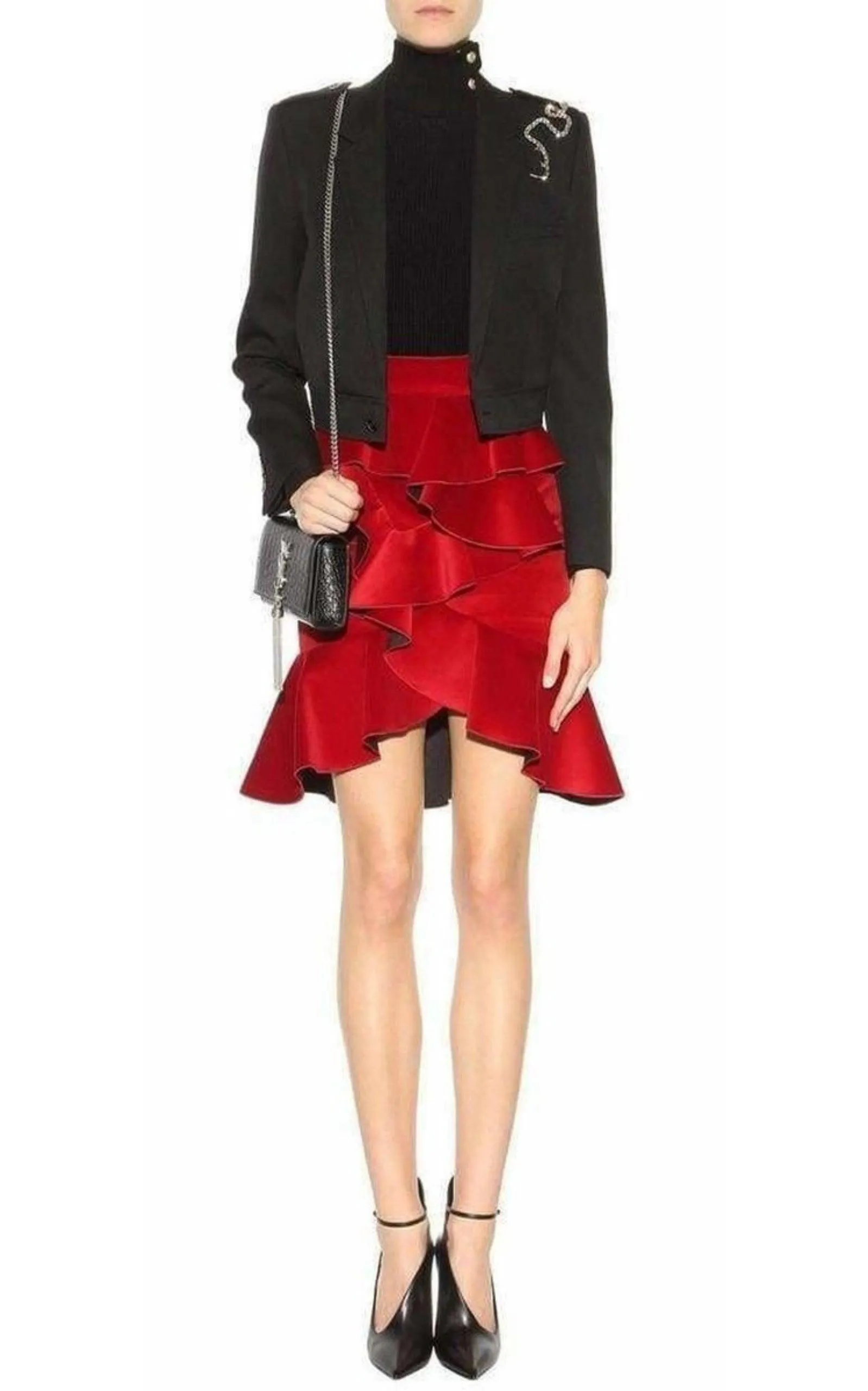 Black Embellished Wool Turtleneck Sweater sold by Runaway Catalog product image thumbnail 2