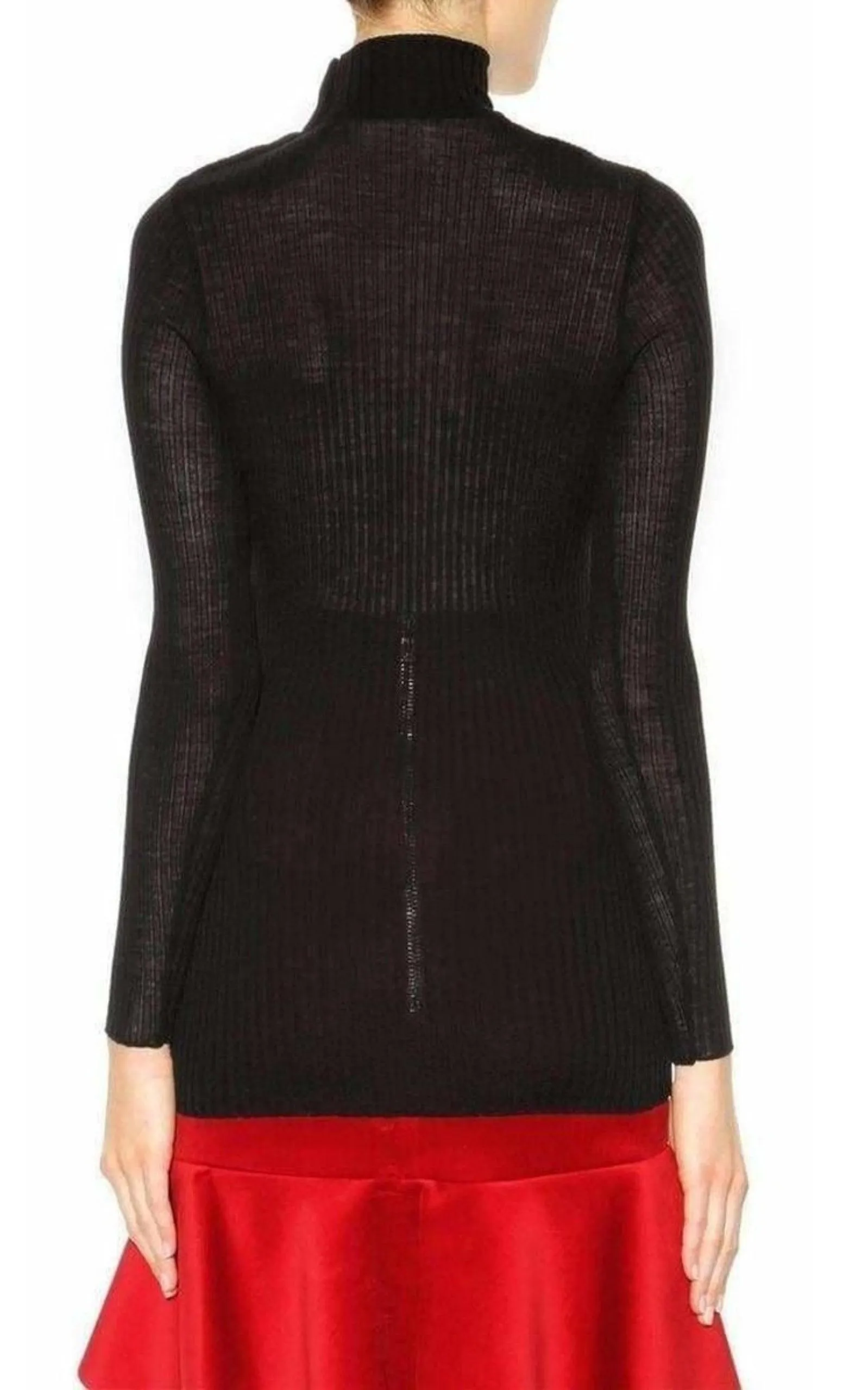 Black Embellished Wool Turtleneck Sweater sold by Runaway Catalog product image thumbnail 3
