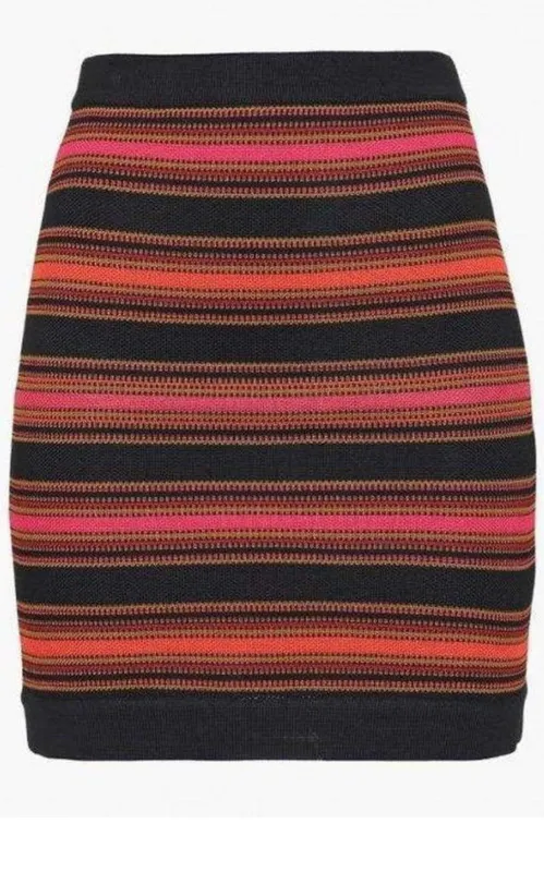 Striped Stretch-Knit Mini Skirt sold by Runaway Catalog