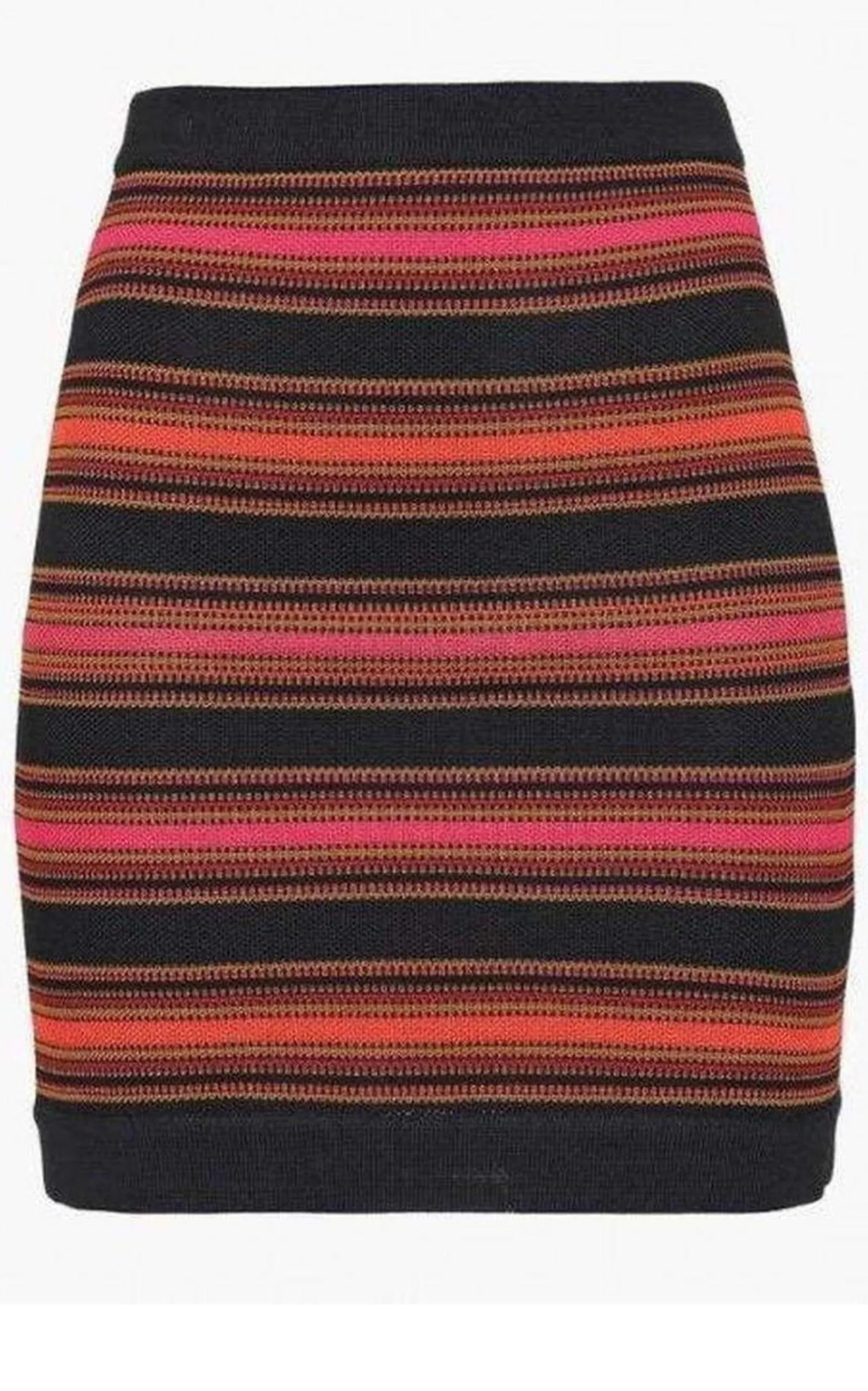 Striped Stretch-Knit Mini Skirt sold by Runaway Catalog