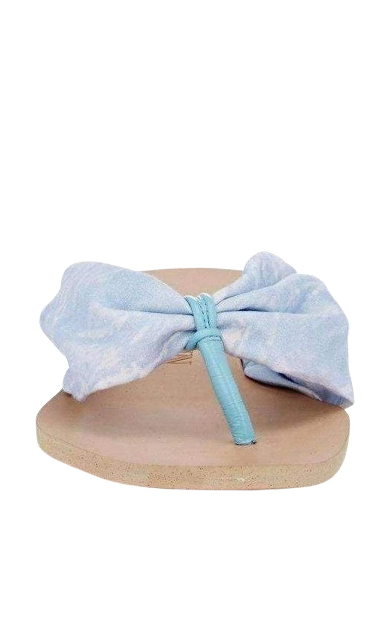 Blue Leather Thong Flats sold by Runaway Catalog product image thumbnail 2