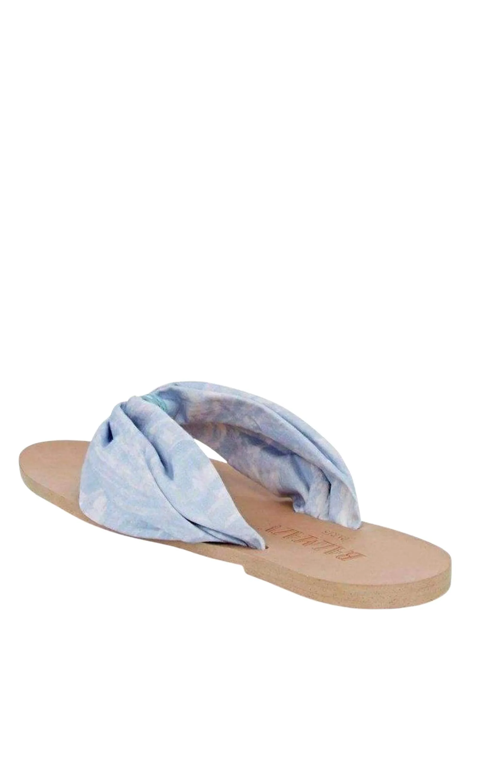 Blue Leather Thong Flats sold by Runaway Catalog product image thumbnail 3