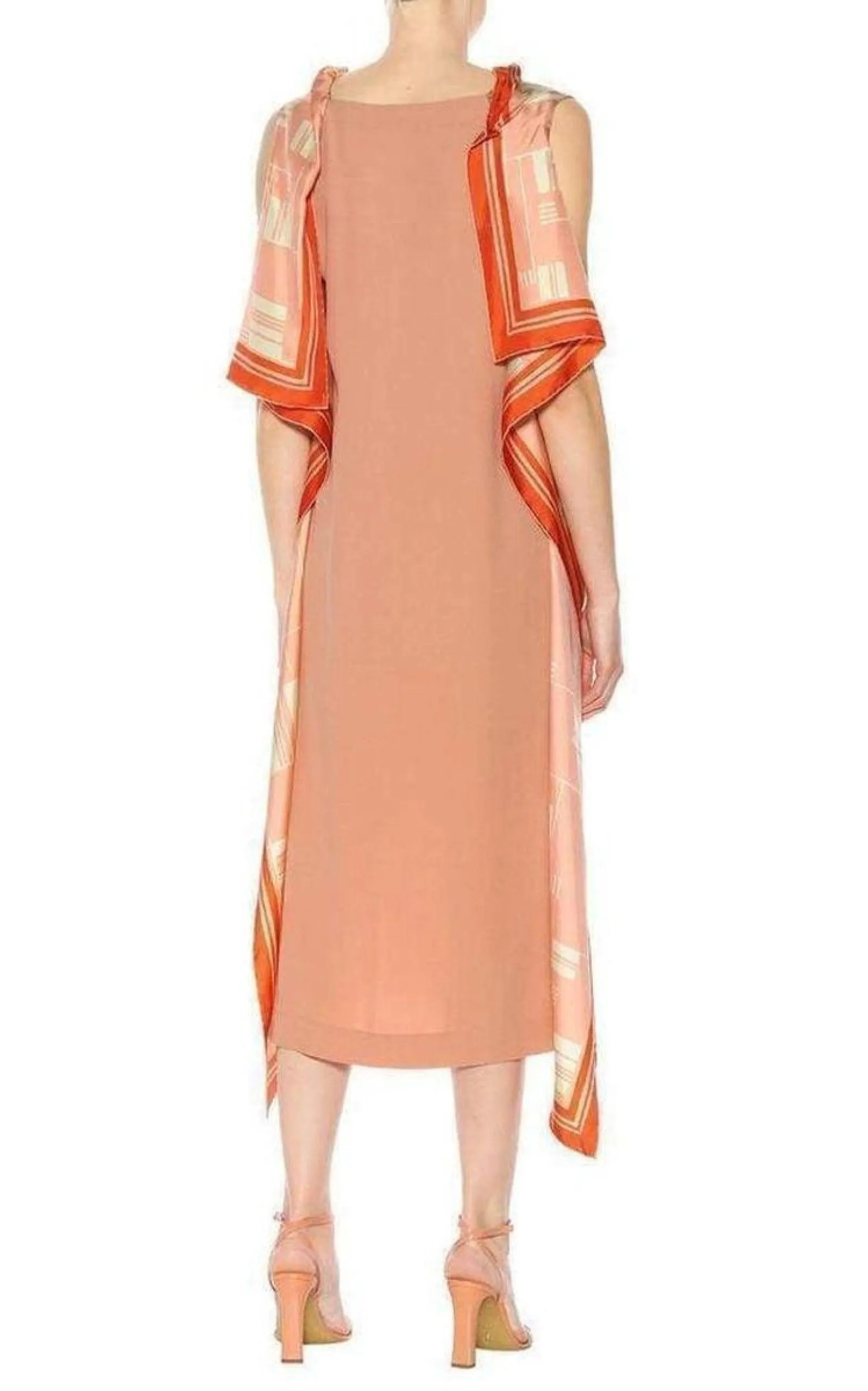Geometric Silk Overlay Dress sold by Runaway Catalog product image thumbnail 3