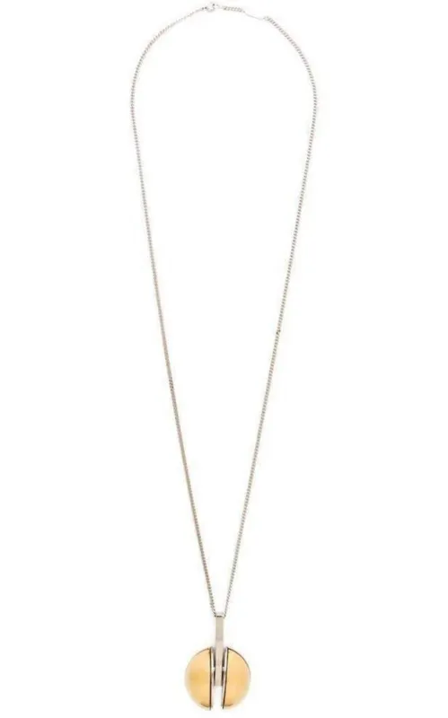 Two Tone Golden Pendent Necklace made by Chloe
