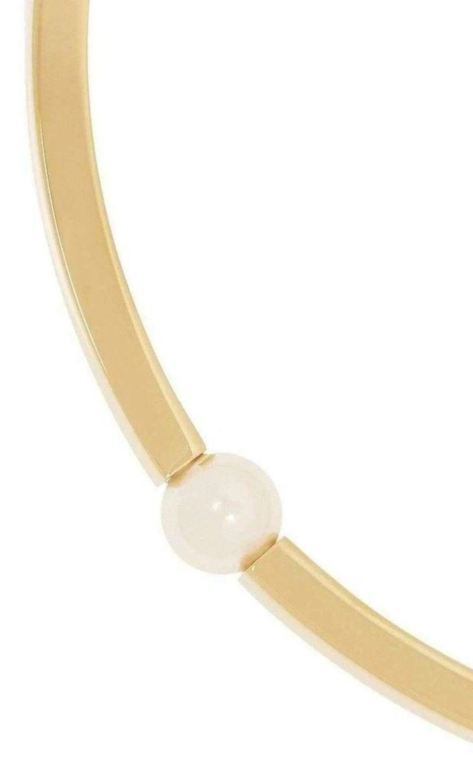Darcey Inset Swarovski Pearl Chunky Torque Necklace sold by Runaway Catalog product image thumbnail 4