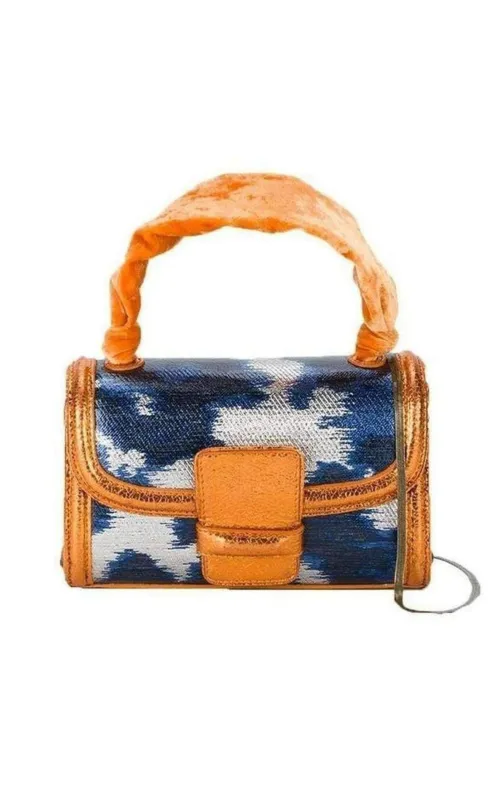 Ikat Print Mini Cross Body Bag sold by Runaway Catalog