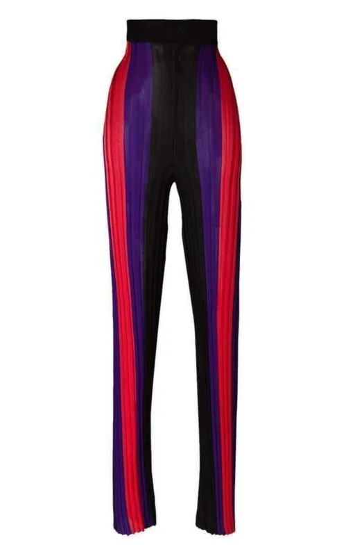 High Waist Ribbed Striped Pants sold by Runaway Catalog