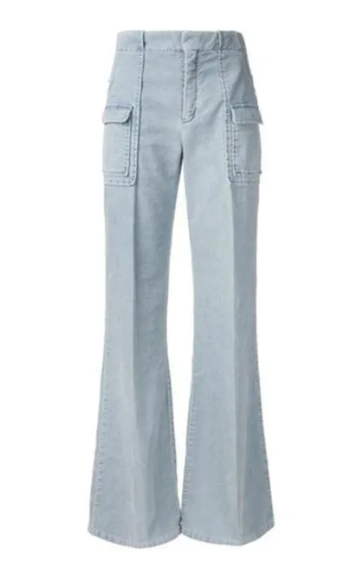 Corduroy Wide Leg Trousers Pants sold by Runaway Catalog