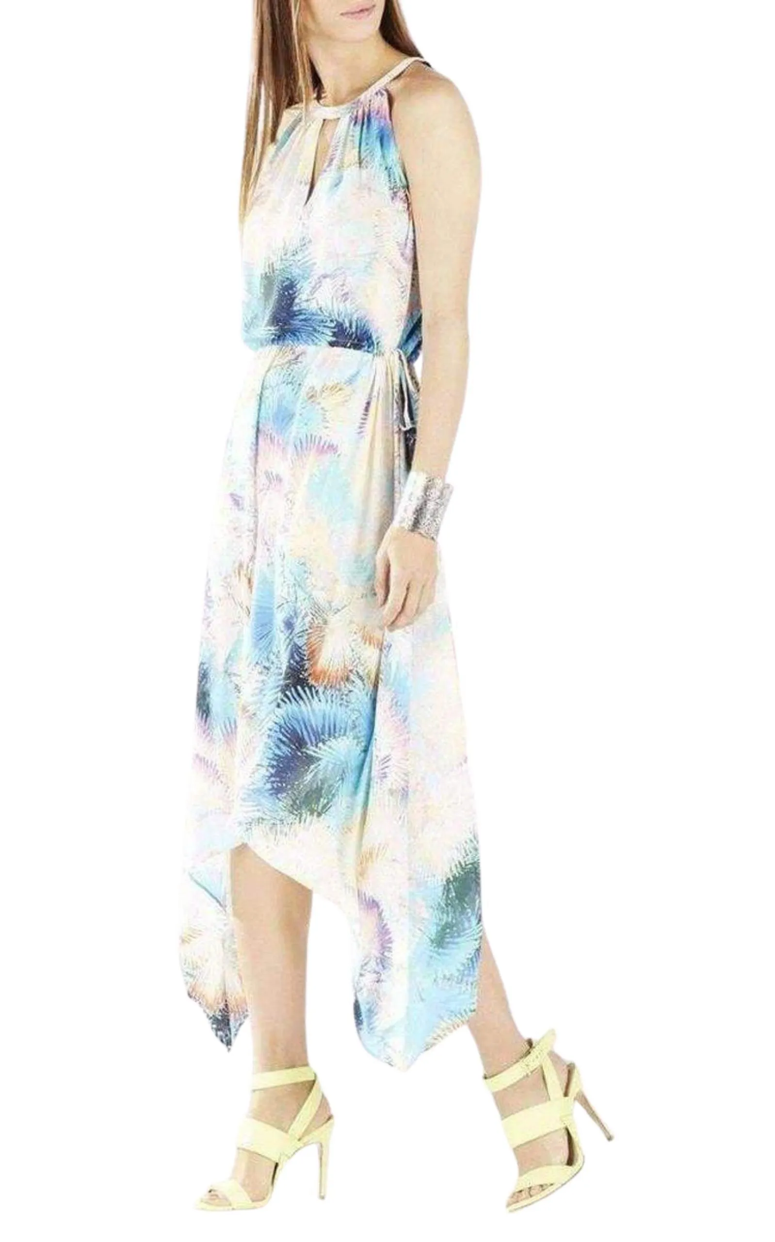 Keelie Printed Waist Tie Halter Dress sold by Runaway Catalog product image thumbnail 2