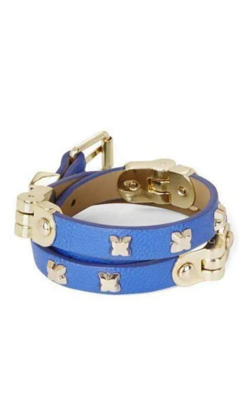 Blue Hinged Wrap Bracelet sold by Runaway Catalog