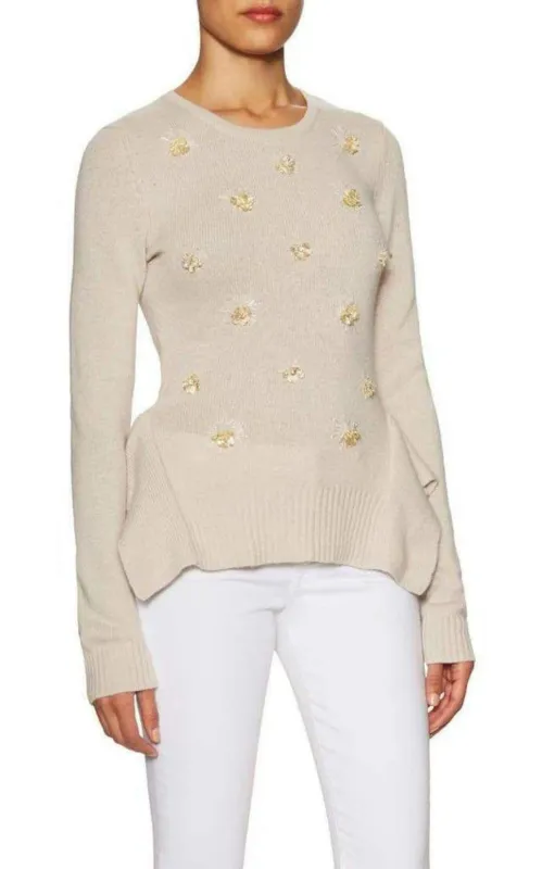 Loretta Beaded Cashmere Blend Pullover sold by Runaway Catalog