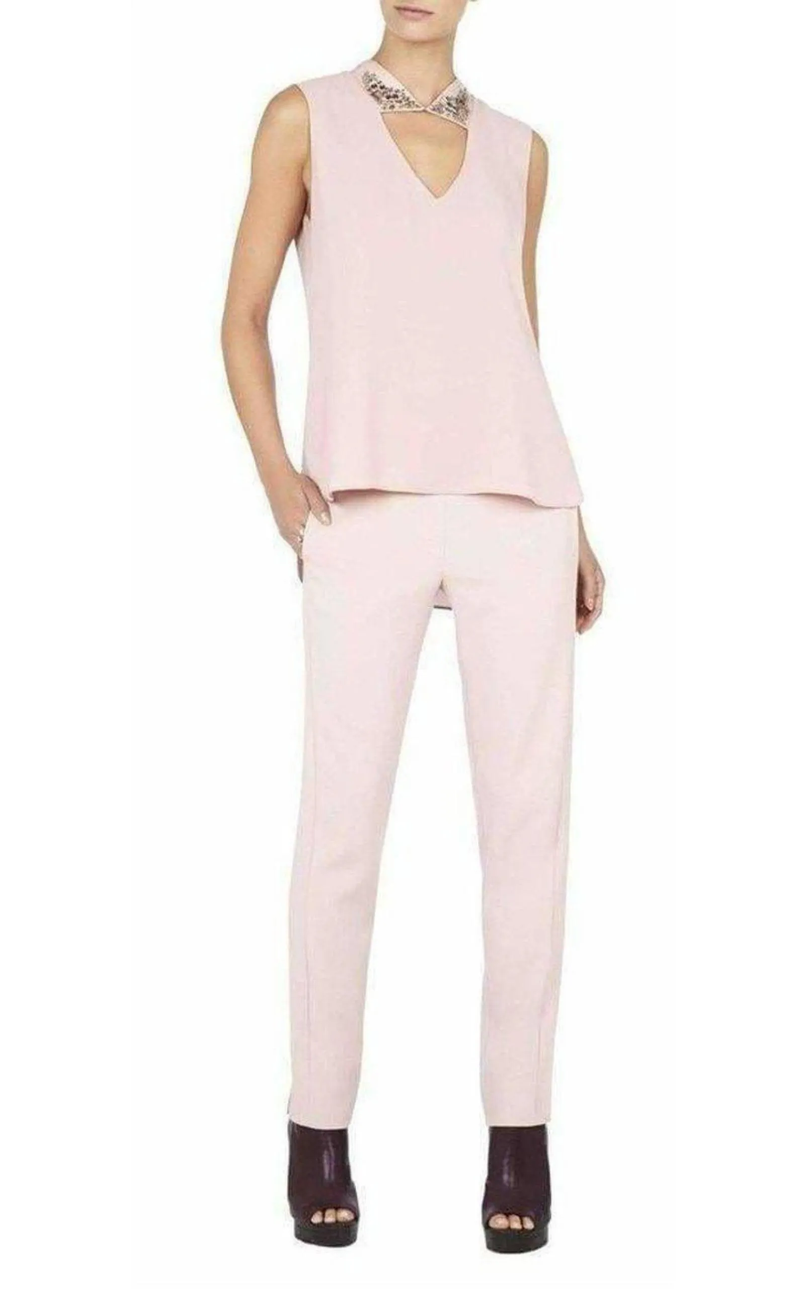 Sofie Jewelled-Collar Top sold by Runaway Catalog