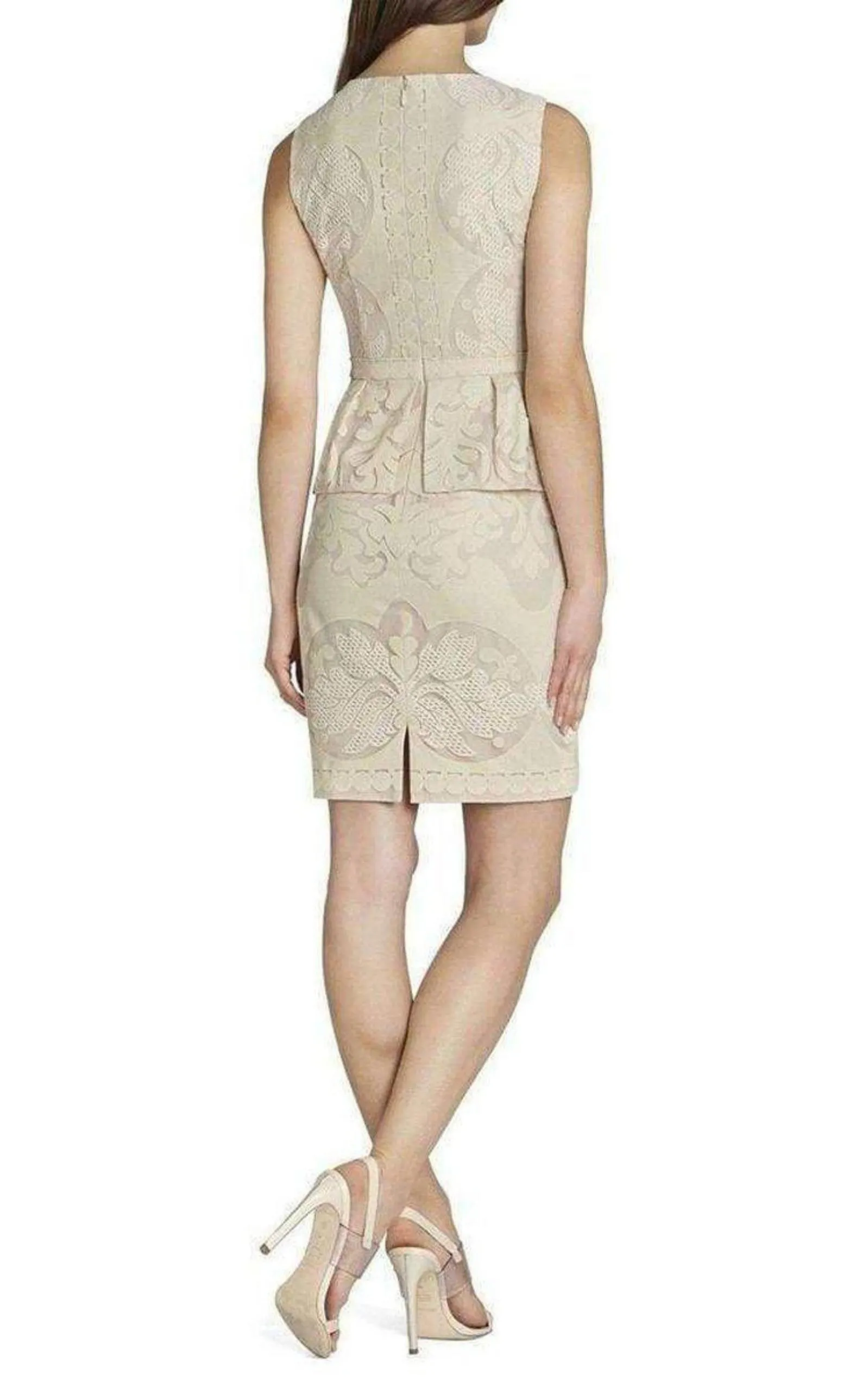 Etna Lace Peplum Sheath Dress sold by Runaway Catalog product image thumbnail 3