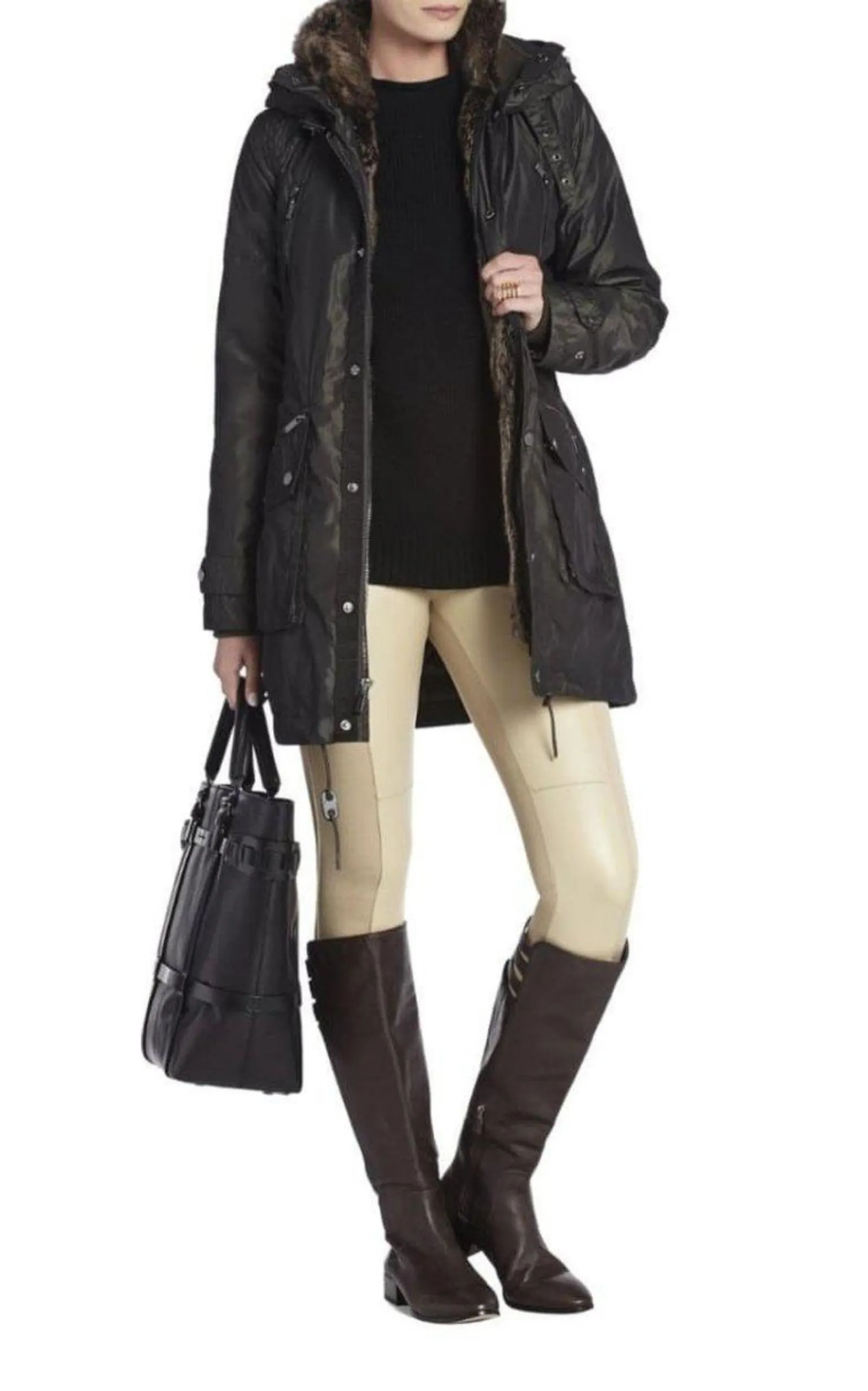 Central Brown Leather Riding Boots sold by Runaway Catalog product image thumbnail 2
