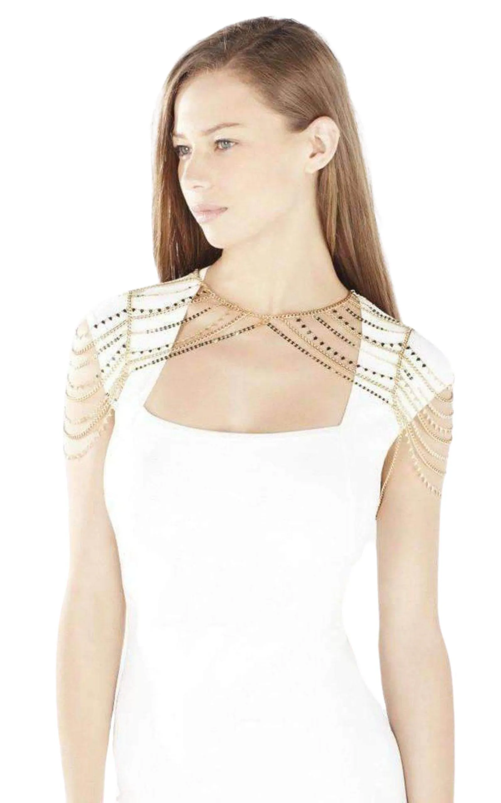 Novelty Gold Chain Shoulder Piece sold by Runaway Catalog product image thumbnail 2