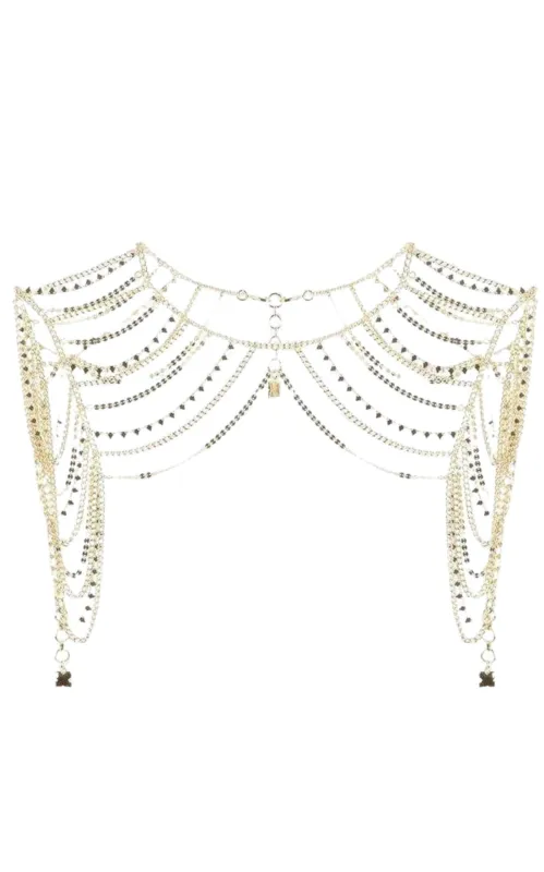 Novelty Gold Chain Shoulder Piece sold by Runaway Catalog