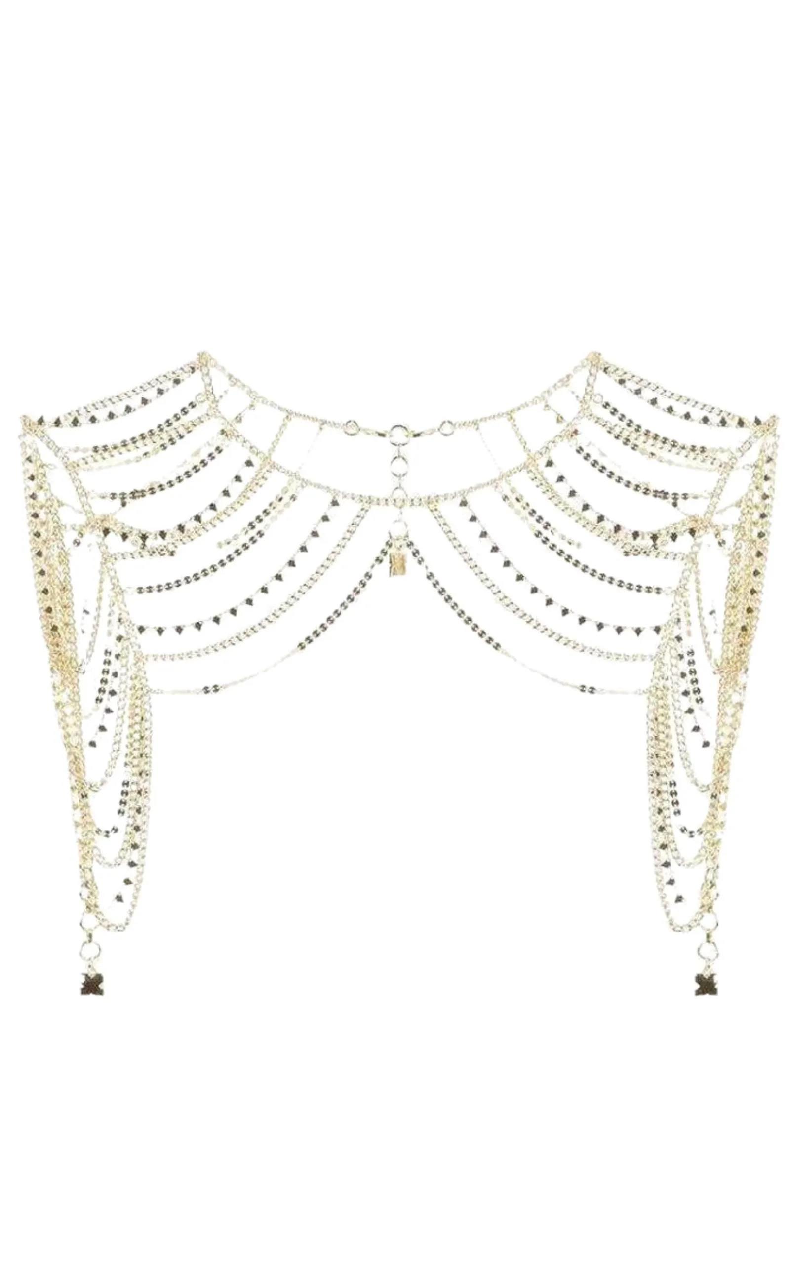 Novelty Gold Chain Shoulder Piece sold by Runaway Catalog