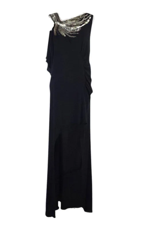 Beaded High Low Gown made by BCBGMaxAzria