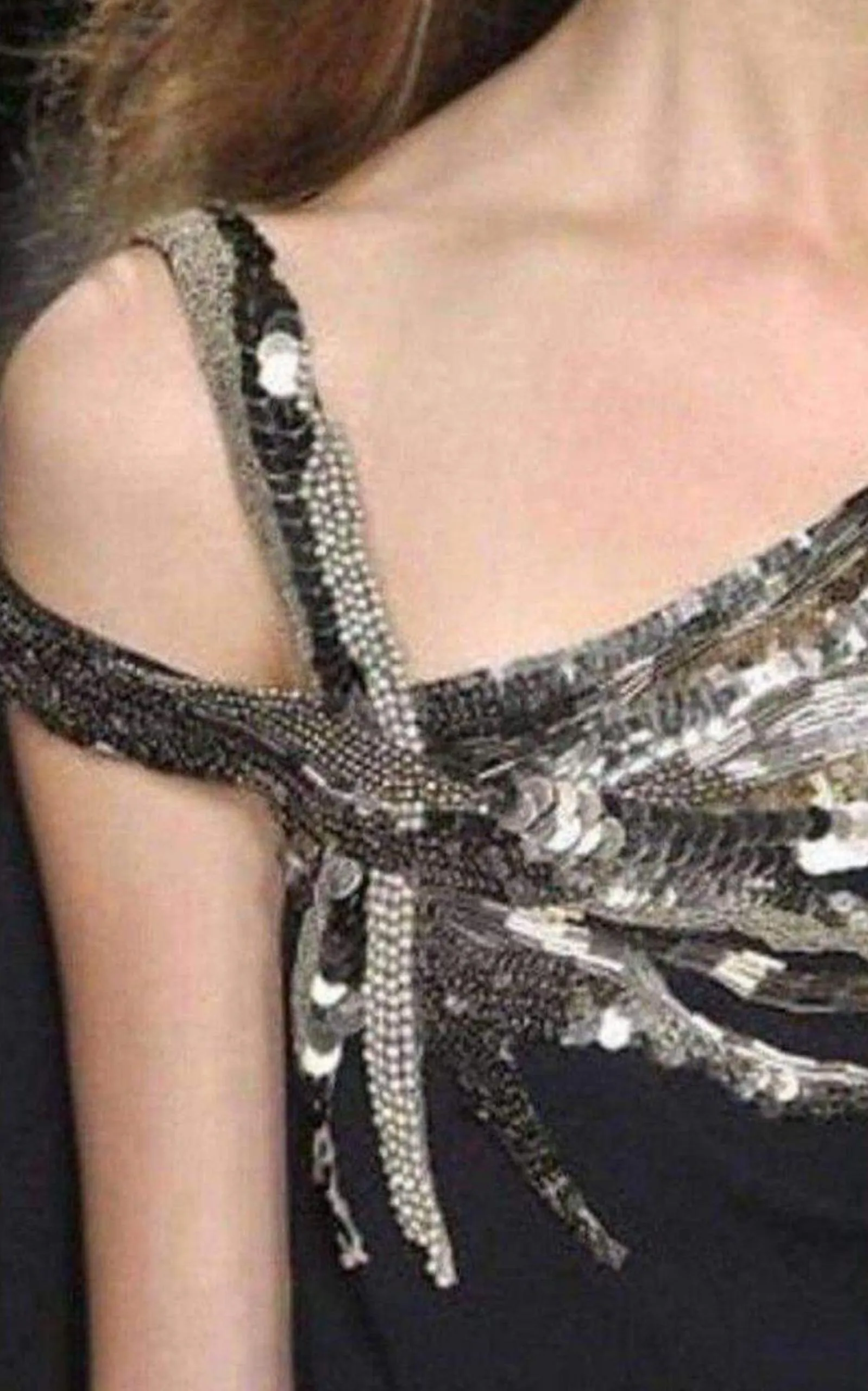 Beaded High Low Gown sold by Runaway Catalog product image thumbnail 5