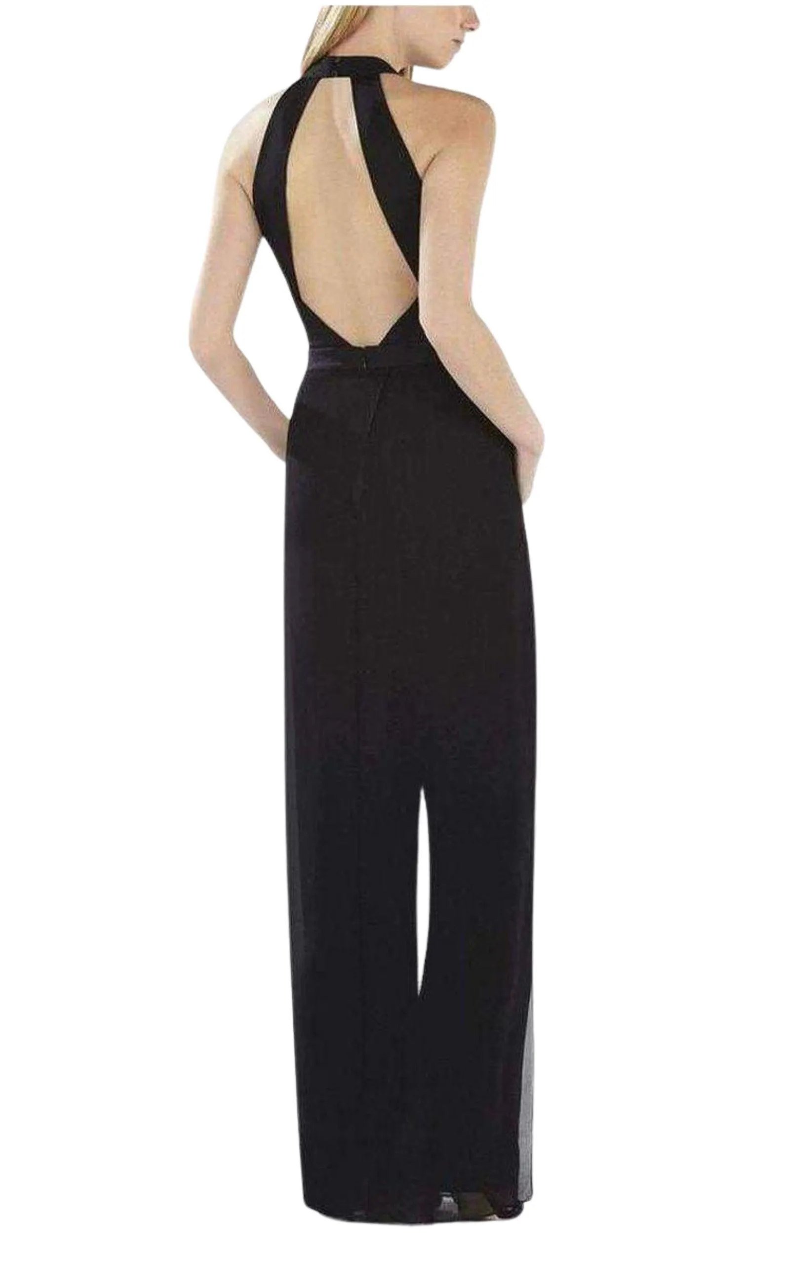 Josselyn Black Halter Top Jumpsuit sold by Runaway Catalog product image thumbnail 3