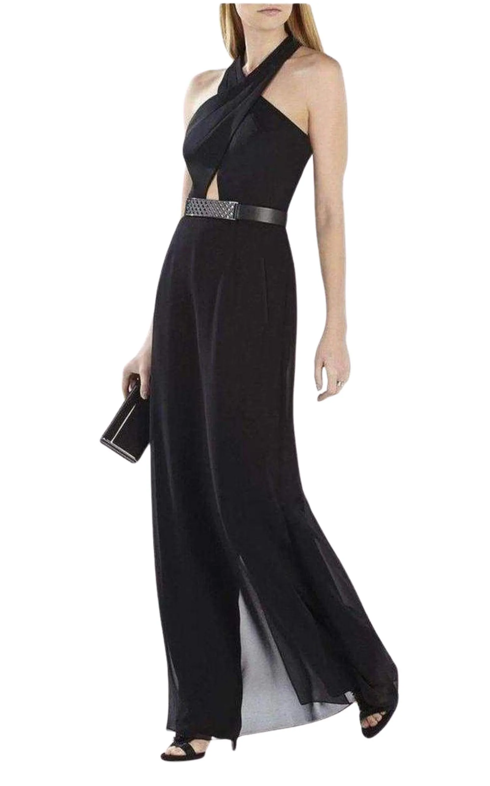 Josselyn Black Halter Top Jumpsuit sold by Runaway Catalog product image thumbnail 2