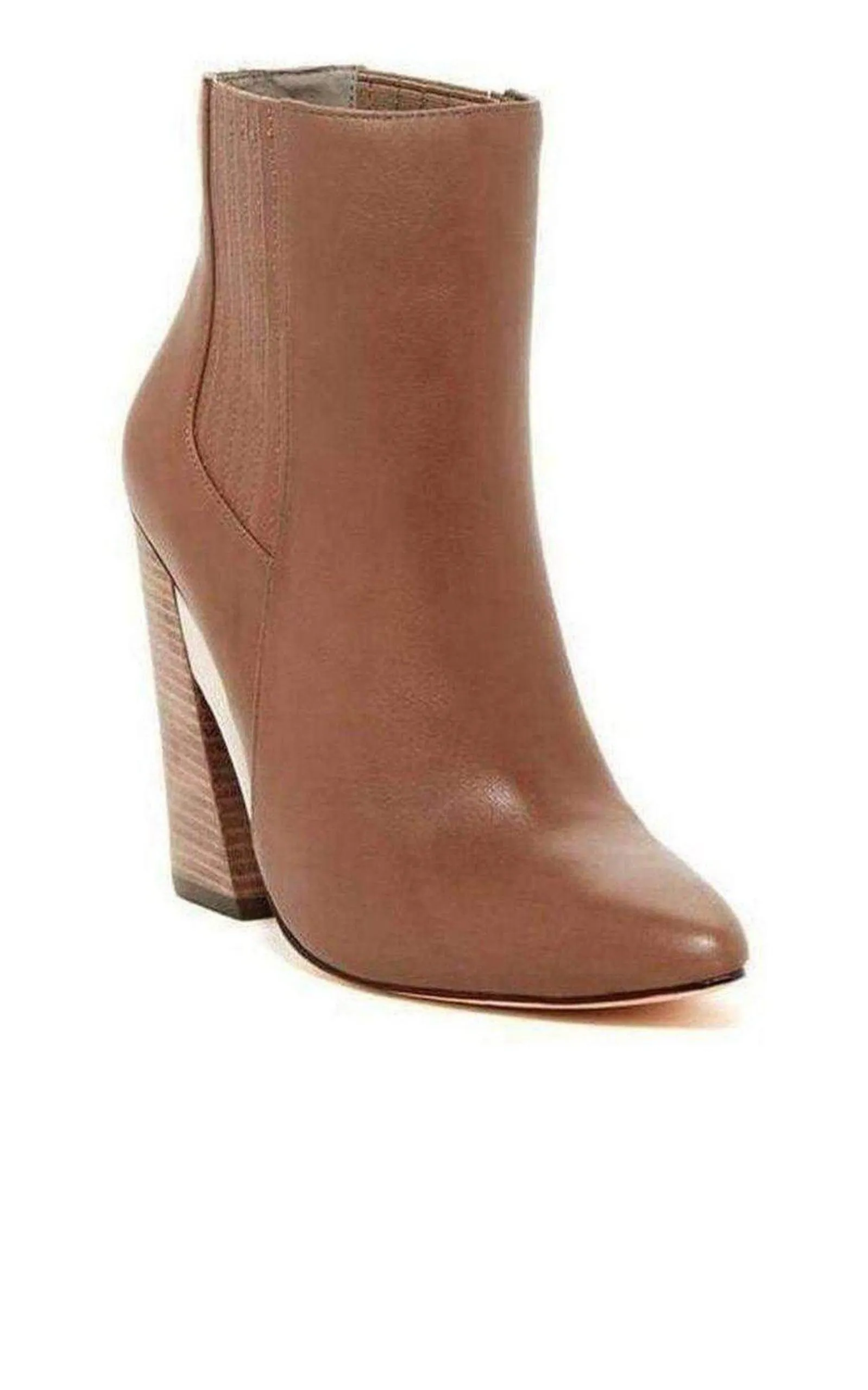 Metild Beige Leather High Heel Bootie sold by Runaway Catalog product image thumbnail 4