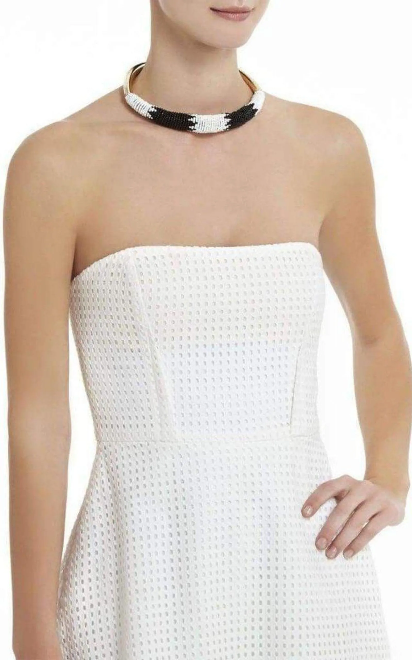 Tribal Seed Bead Necklace sold by Runaway Catalog product image thumbnail 2