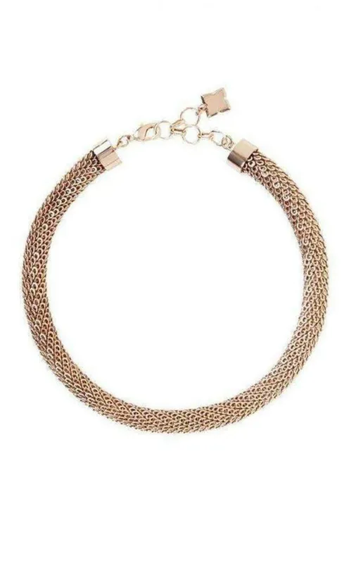 Rose Gold Looped Chain Necklace sold by Runaway Catalog