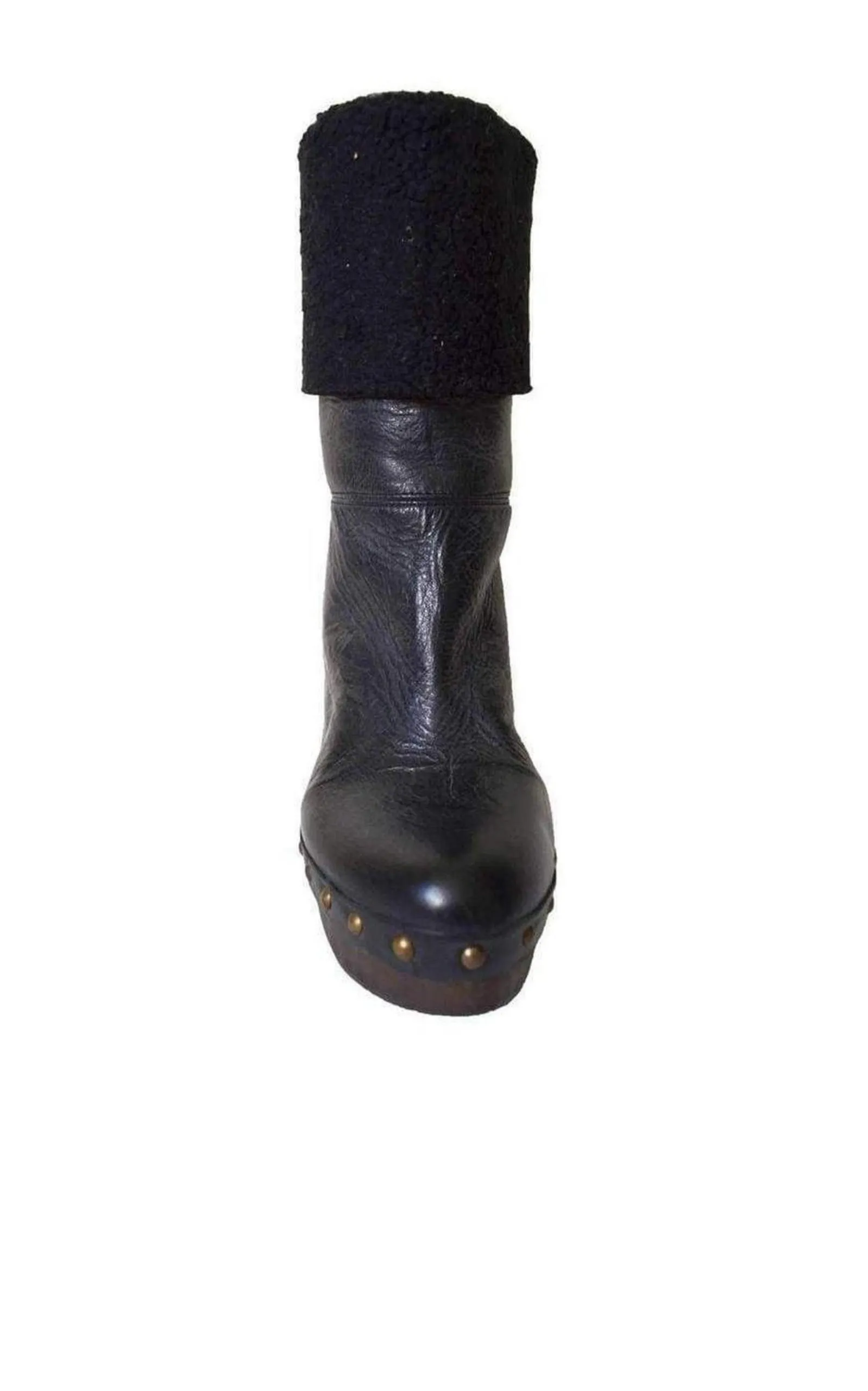 Black Leather Boots sold by Runaway Catalog product image thumbnail 4