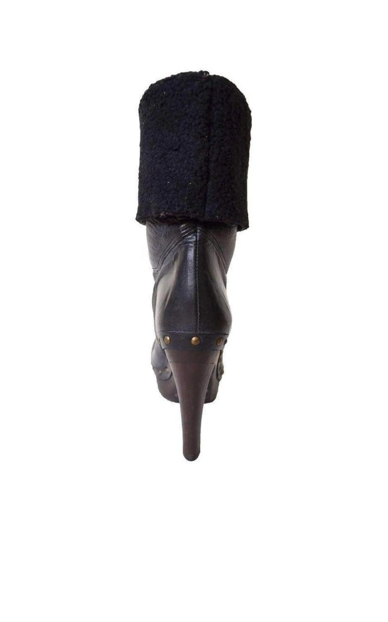 Black Leather Boots sold by Runaway Catalog product image thumbnail 3