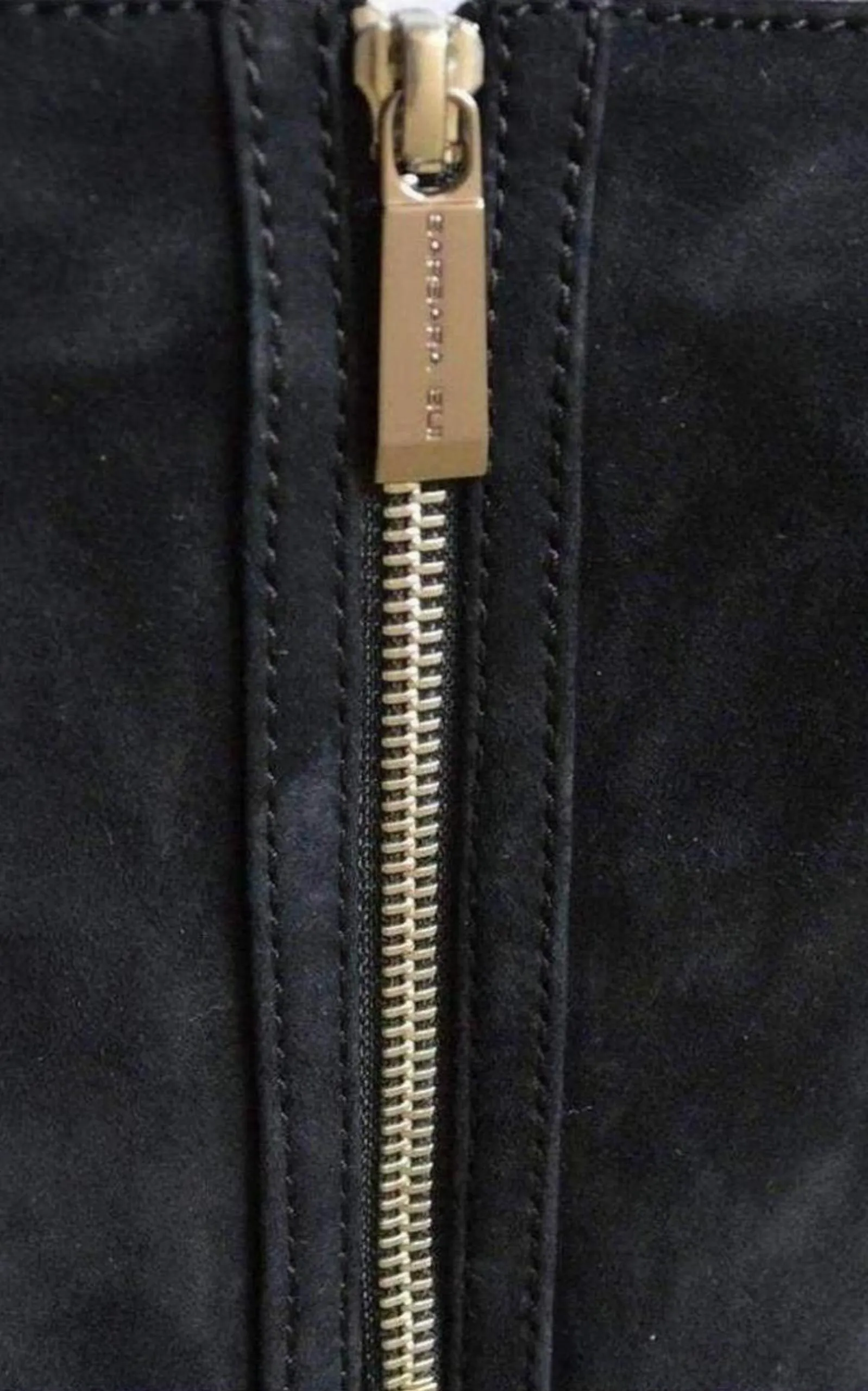 Black Leather Fringe Skirt sold by Runaway Catalog product image thumbnail 5