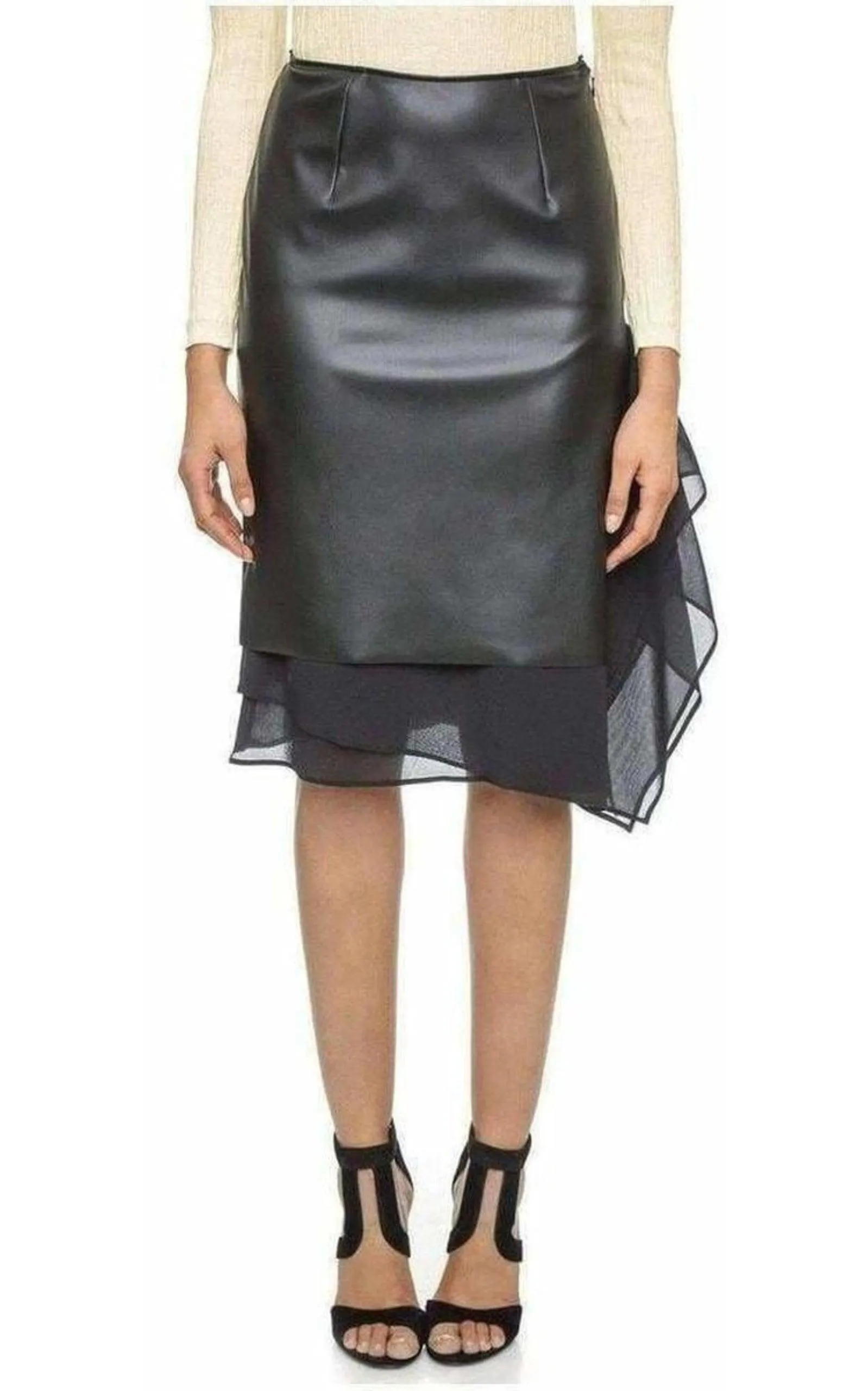 Black Layered Skirt sold by Runaway Catalog product image thumbnail 3