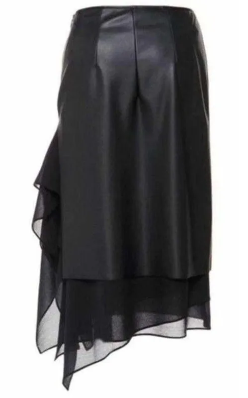 Black Layered Skirt made by Runaway Catalog