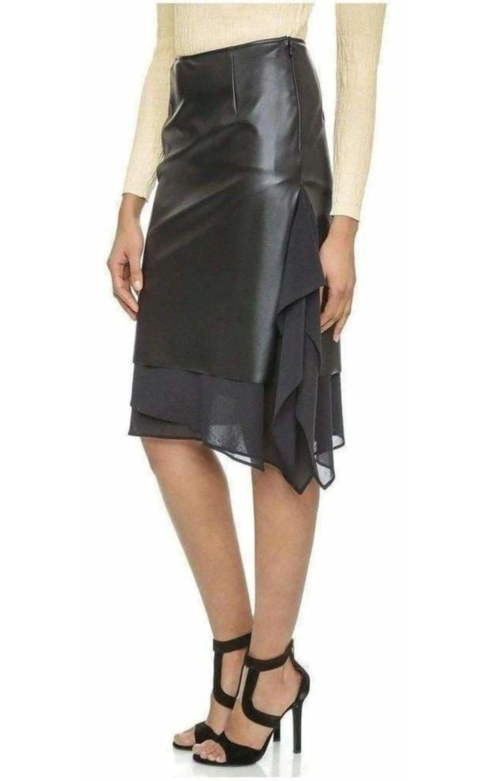 Black Layered Skirt sold by Runaway Catalog product image thumbnail 4