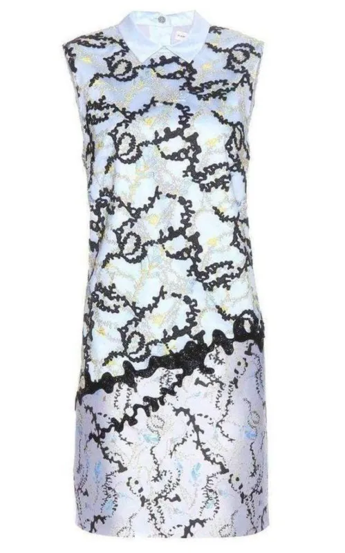 Conquer Print Silk Shirt Dress sold by Runaway Catalog