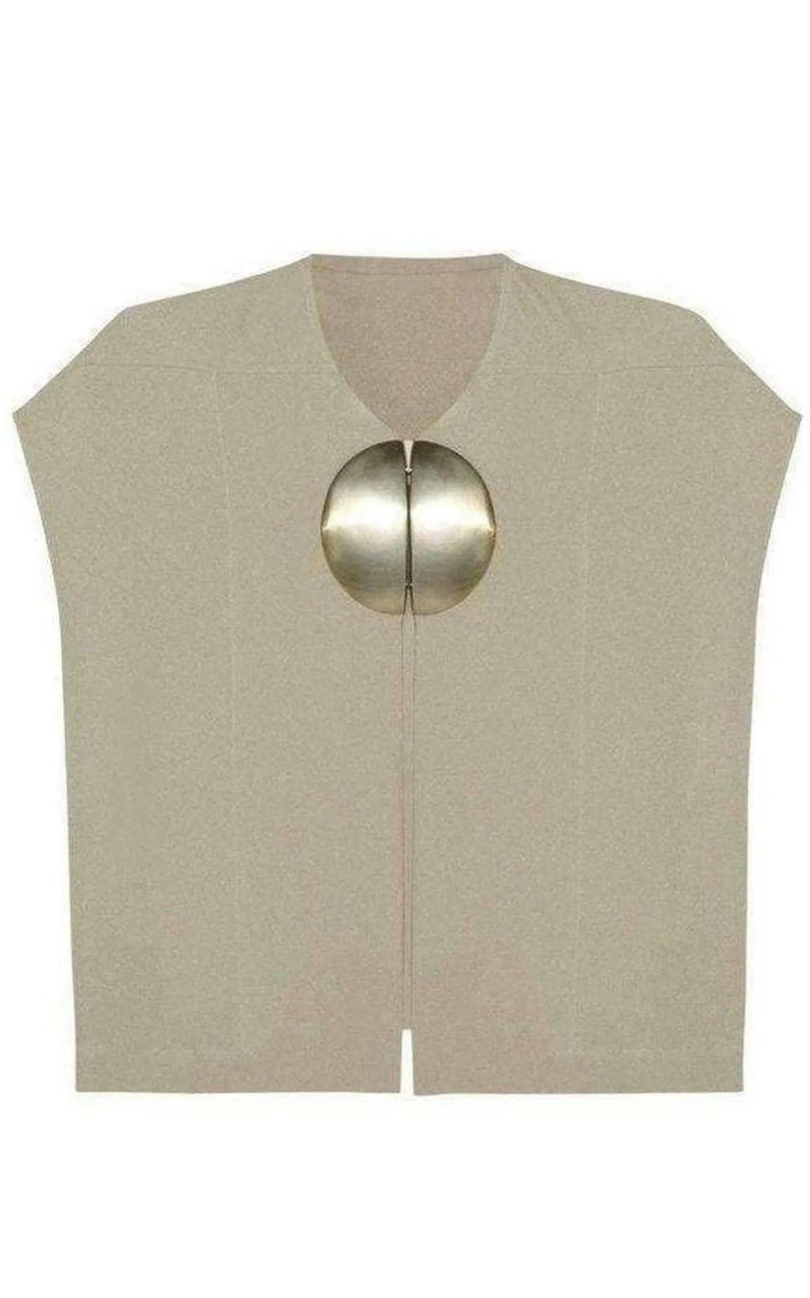 Dagger Mantlette Silk-crepe Jacket sold by Runaway Catalog