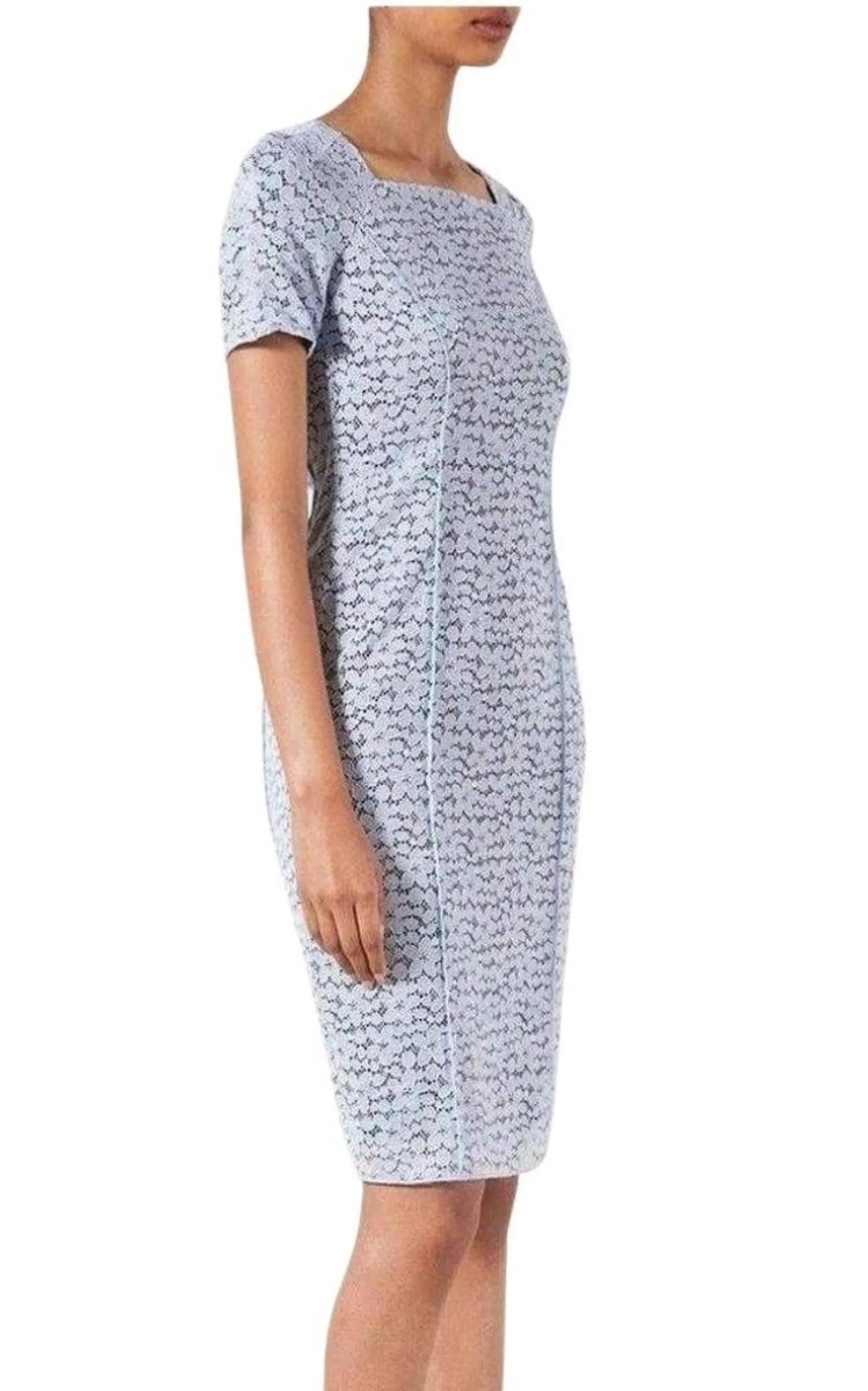 Lace Elbow Sleeve Fitted Dress sold by Runaway Catalog product image thumbnail 3