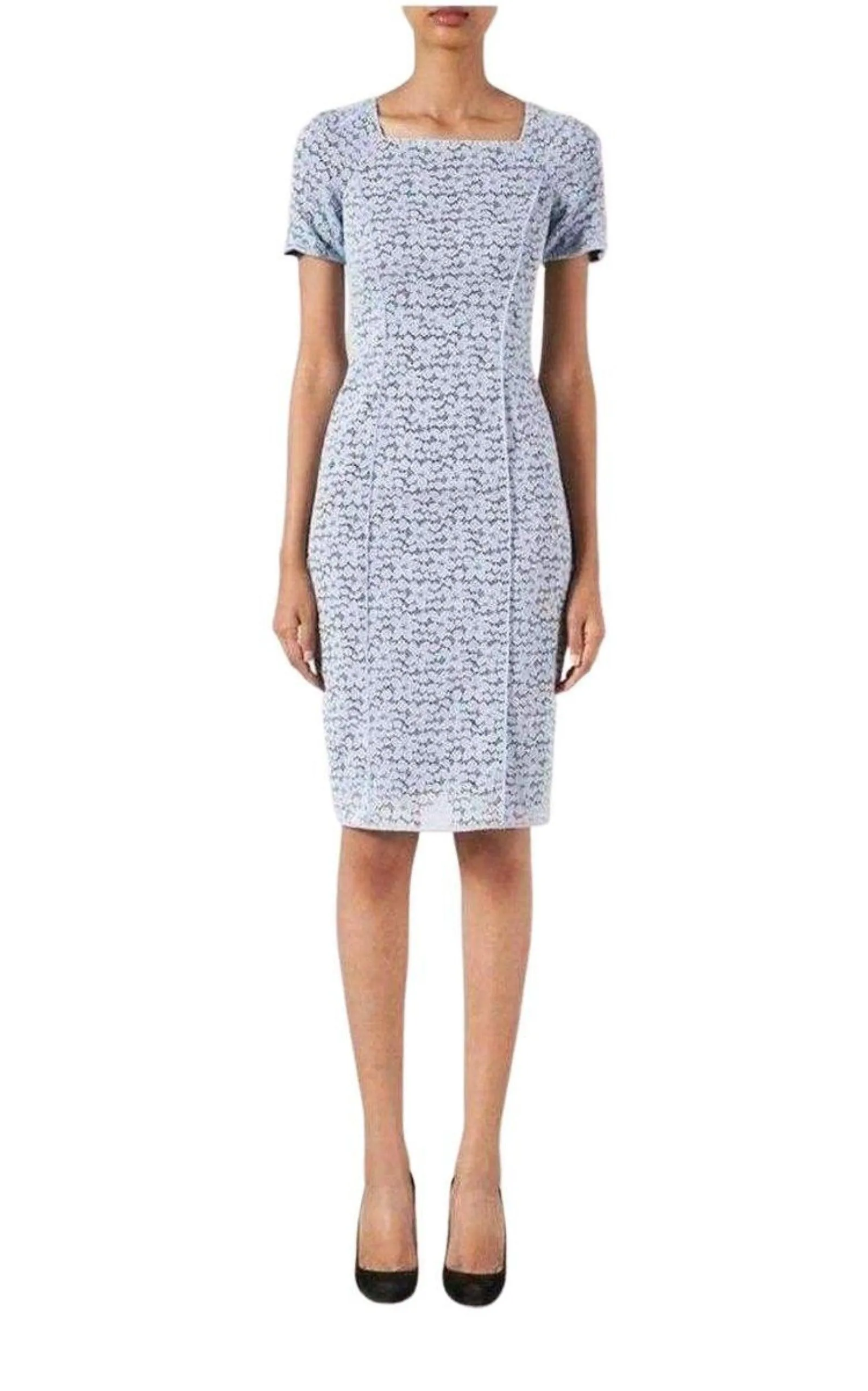 Lace Elbow Sleeve Fitted Dress sold by Runaway Catalog product image thumbnail 2