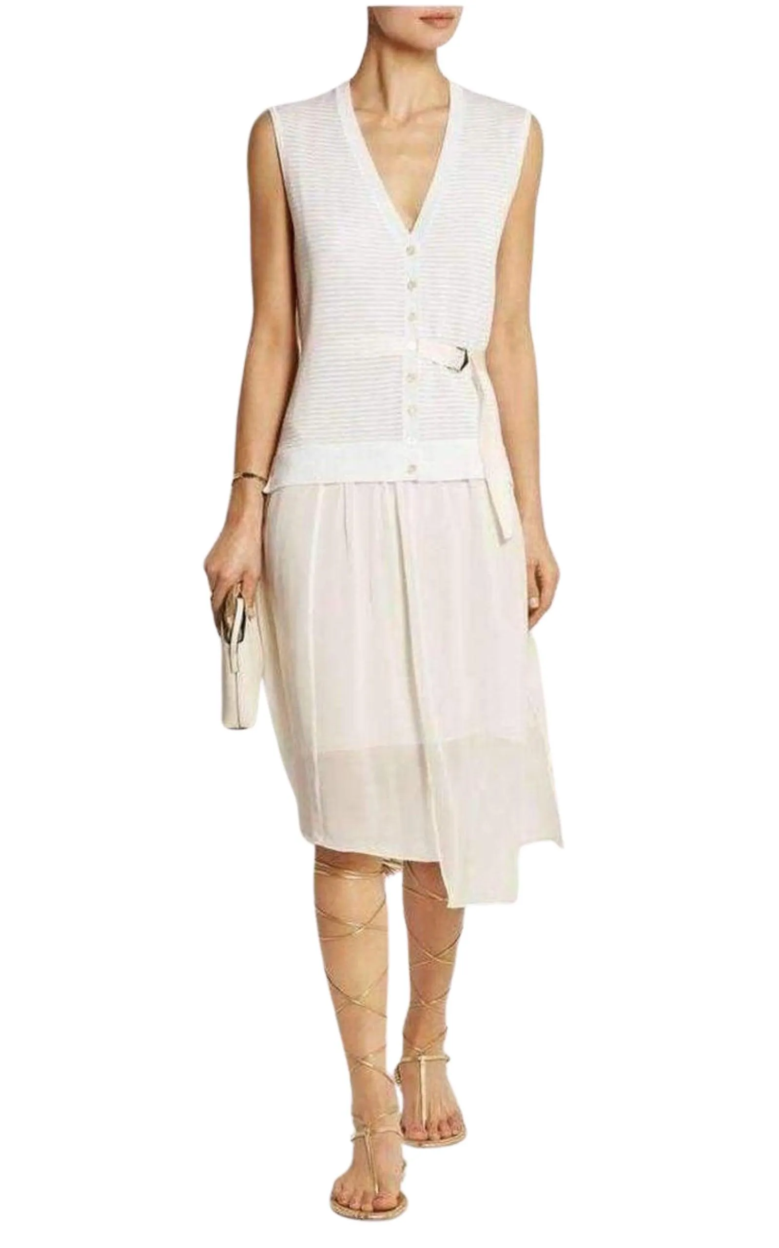 White Wool & Silk Dress sold by Runaway Catalog product image thumbnail 2