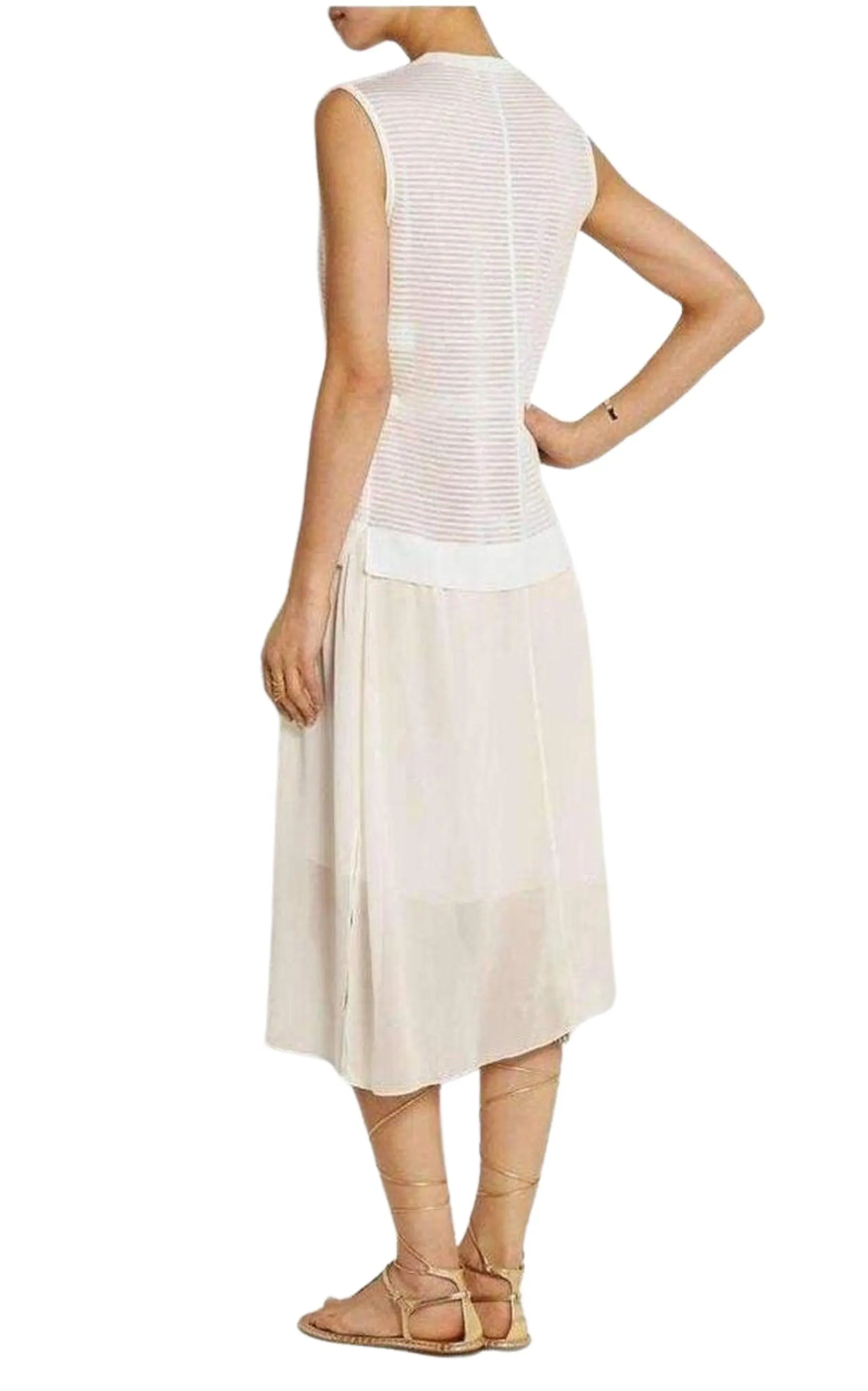 White Wool & Silk Dress sold by Runaway Catalog product image thumbnail 3