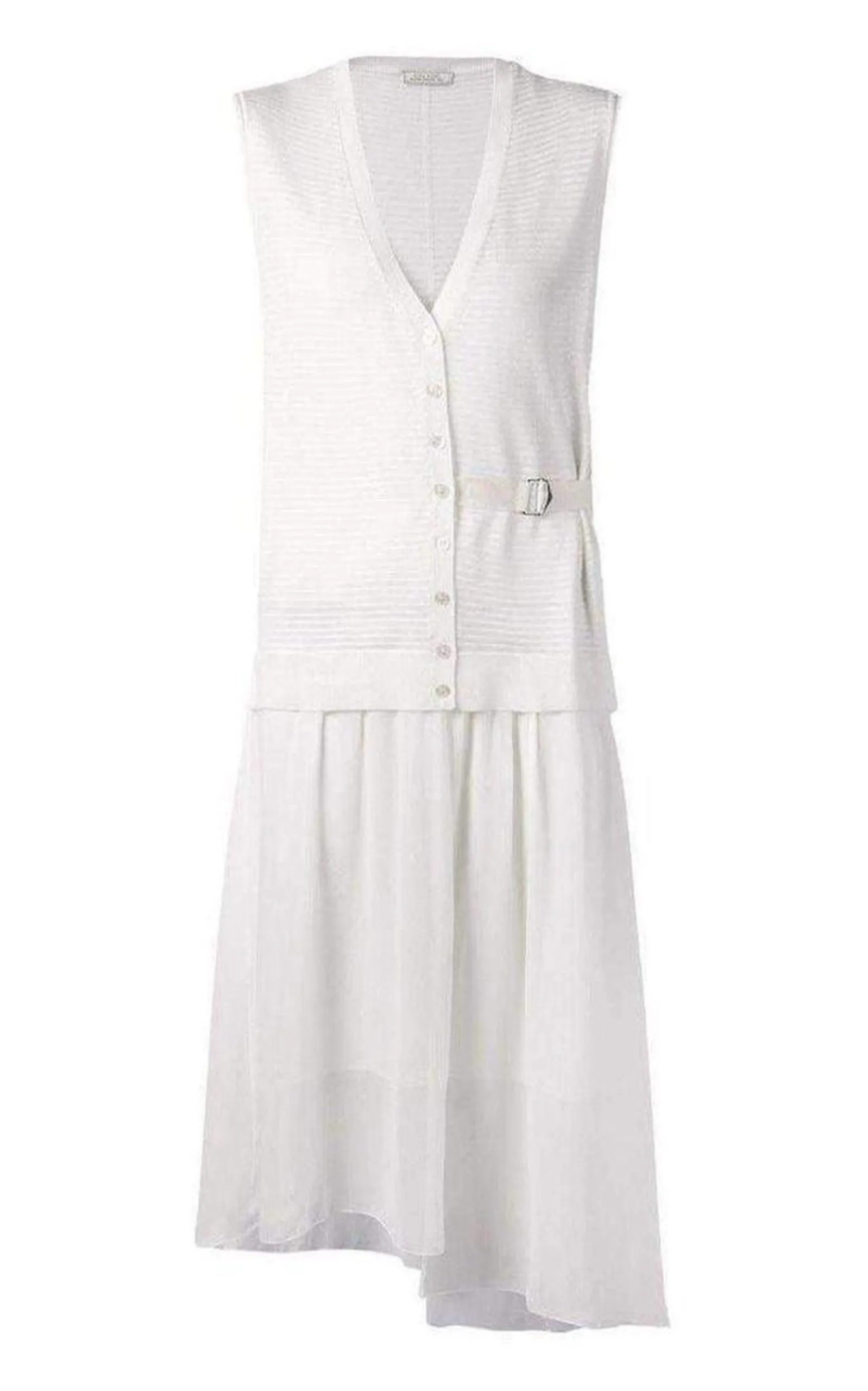 White Wool & Silk Dress sold by Runaway Catalog
