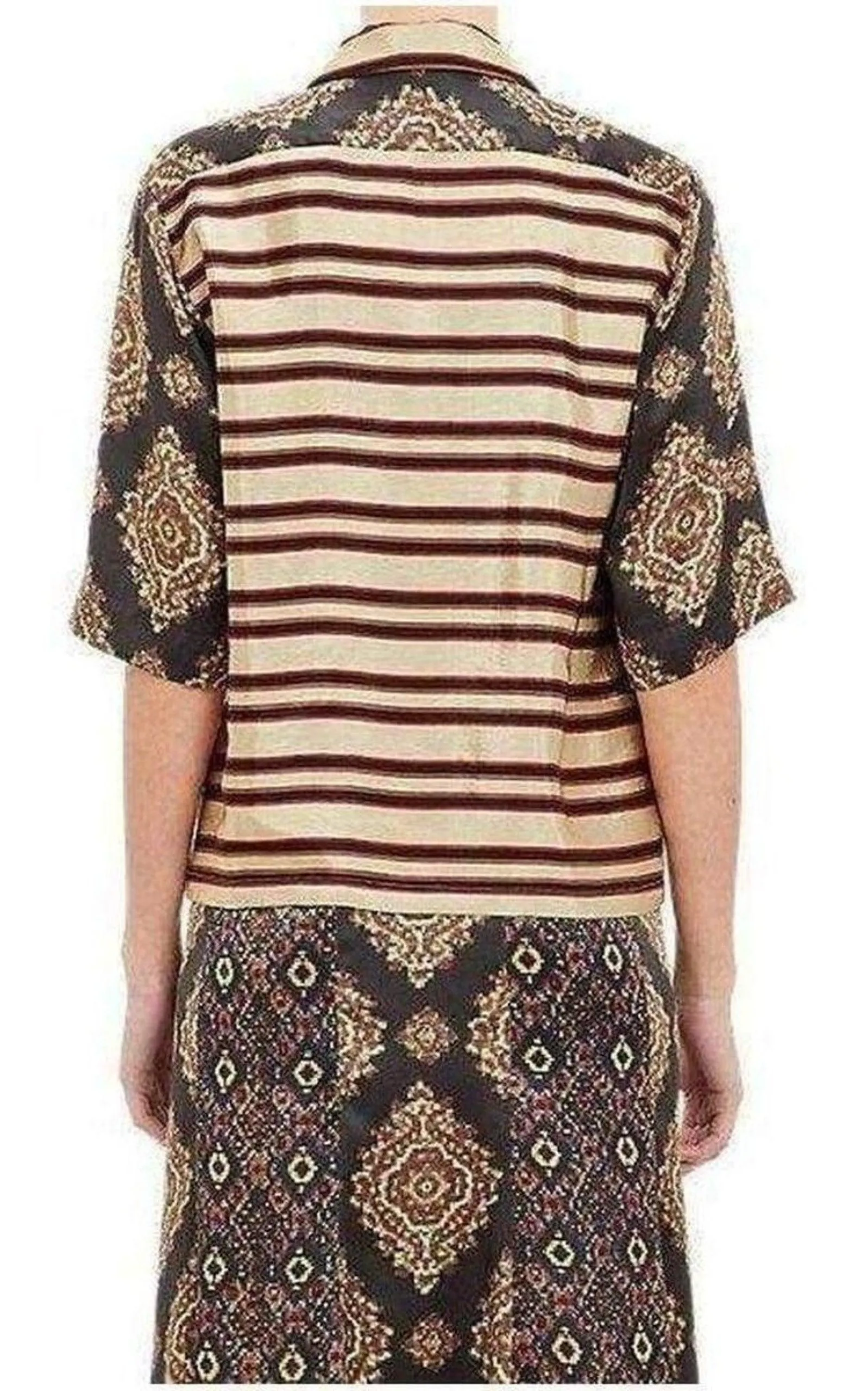 Mixed-Pattern Chanton Shirt sold by Runaway Catalog product image thumbnail 4