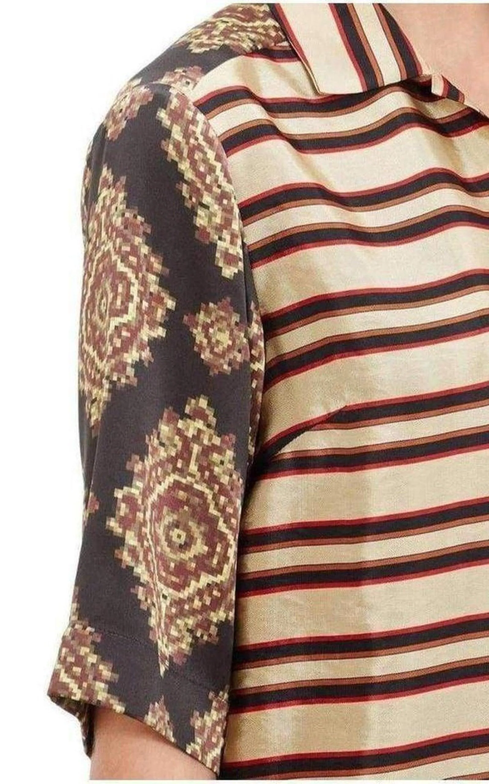 Mixed-Pattern Chanton Shirt sold by Runaway Catalog product image thumbnail 5