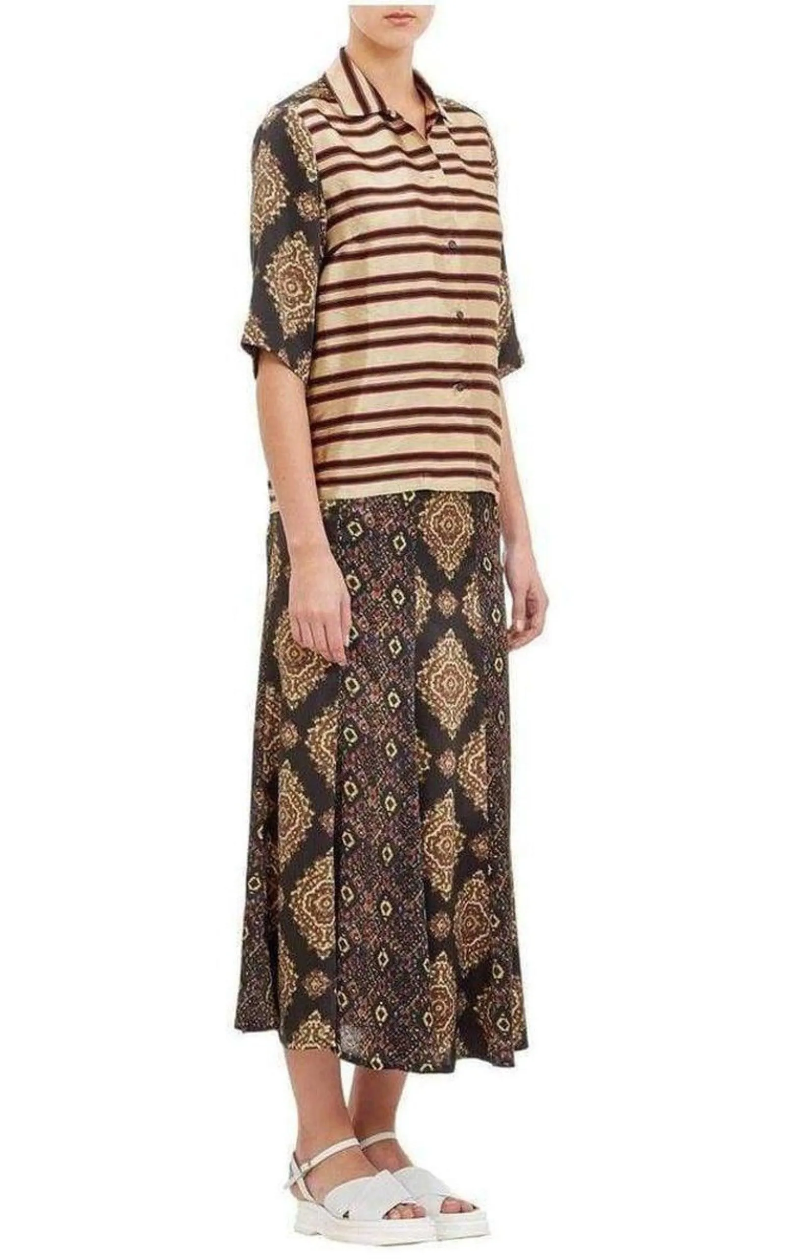 Mixed-Pattern Chanton Shirt sold by Runaway Catalog product image thumbnail 2