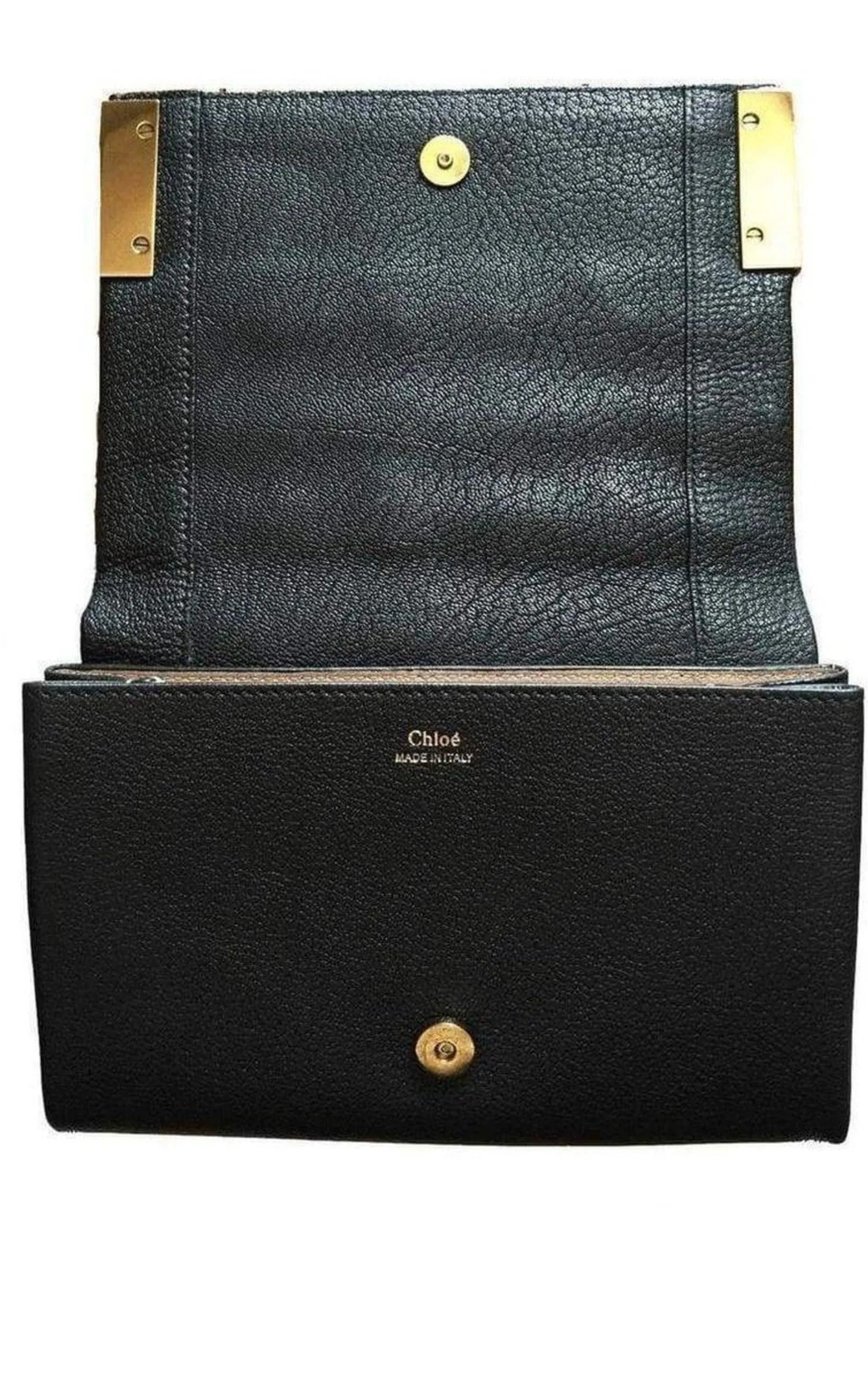 Black Leather Swarovski Crystal Clutch sold by Runaway Catalog product image thumbnail 3