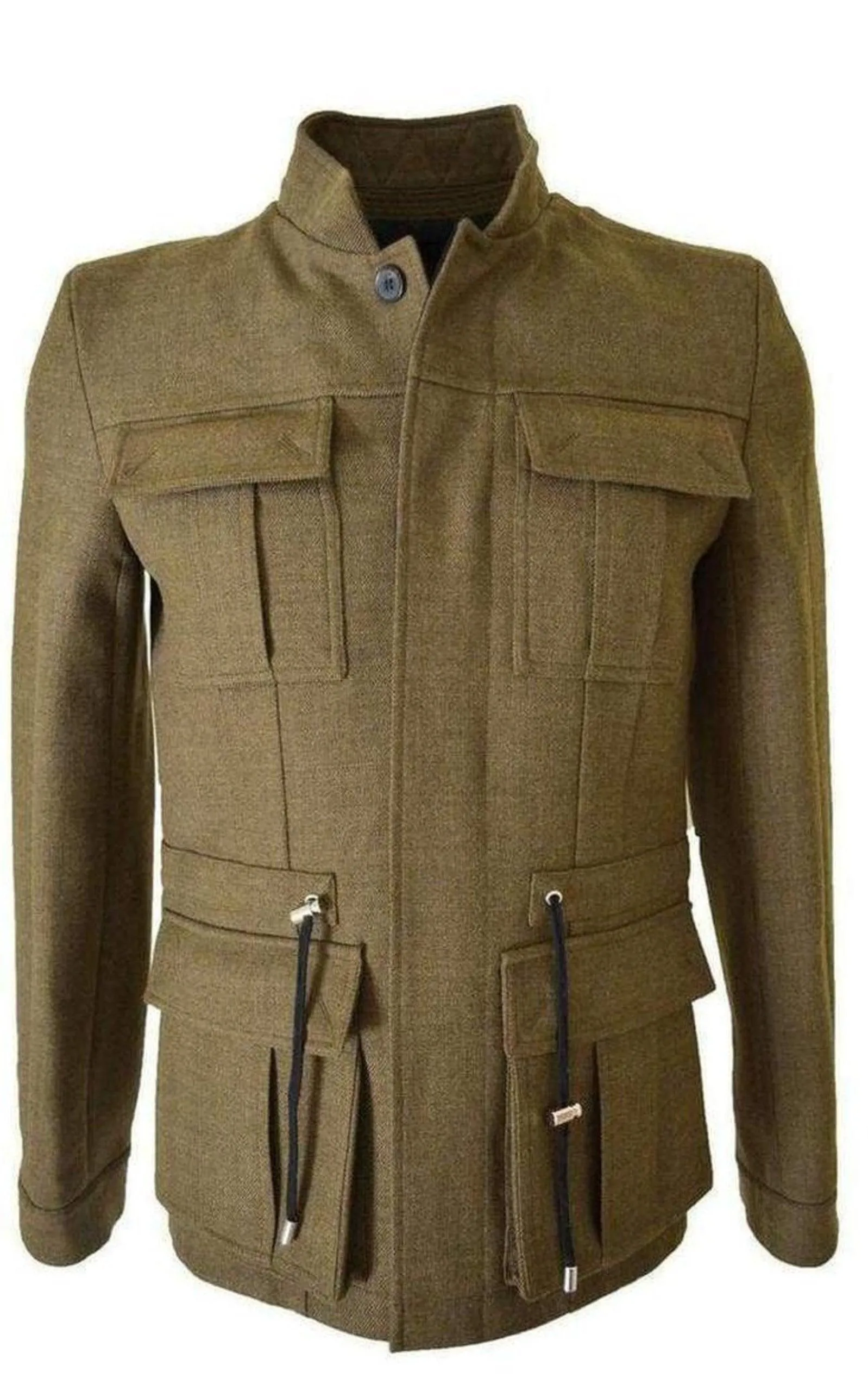 Military Green Wool Jacket sold by Runaway Catalog
